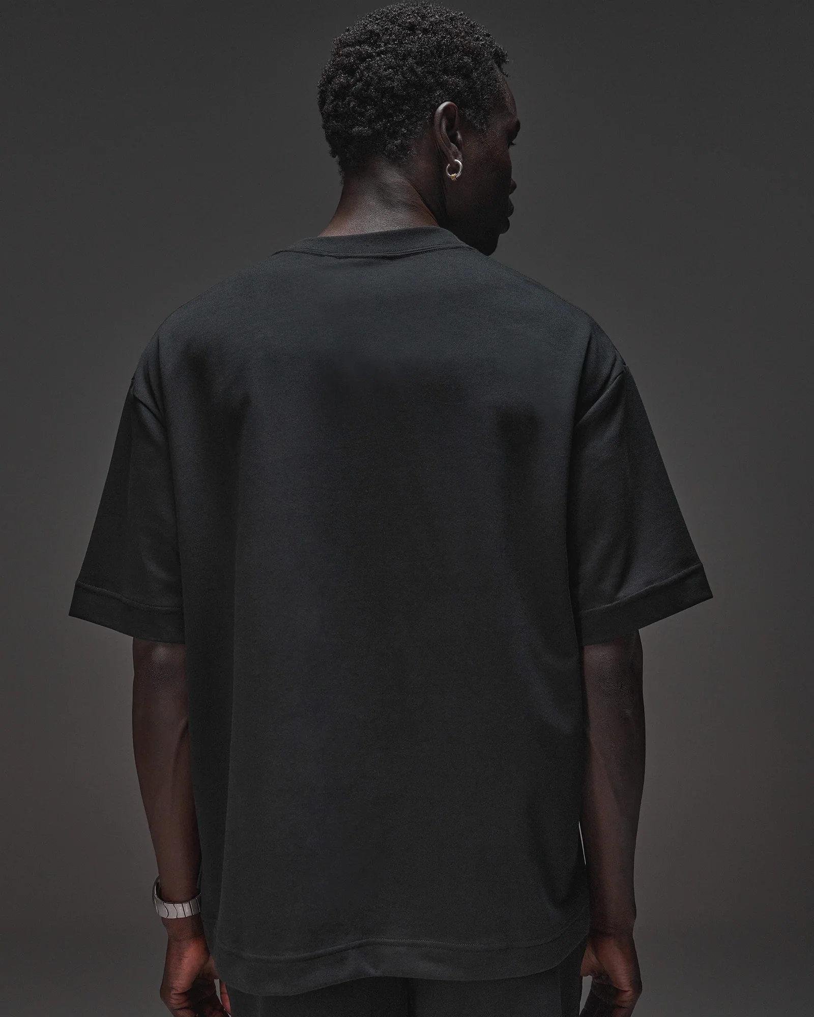 AfterDark ZeroCrease Oversized Tee - Black