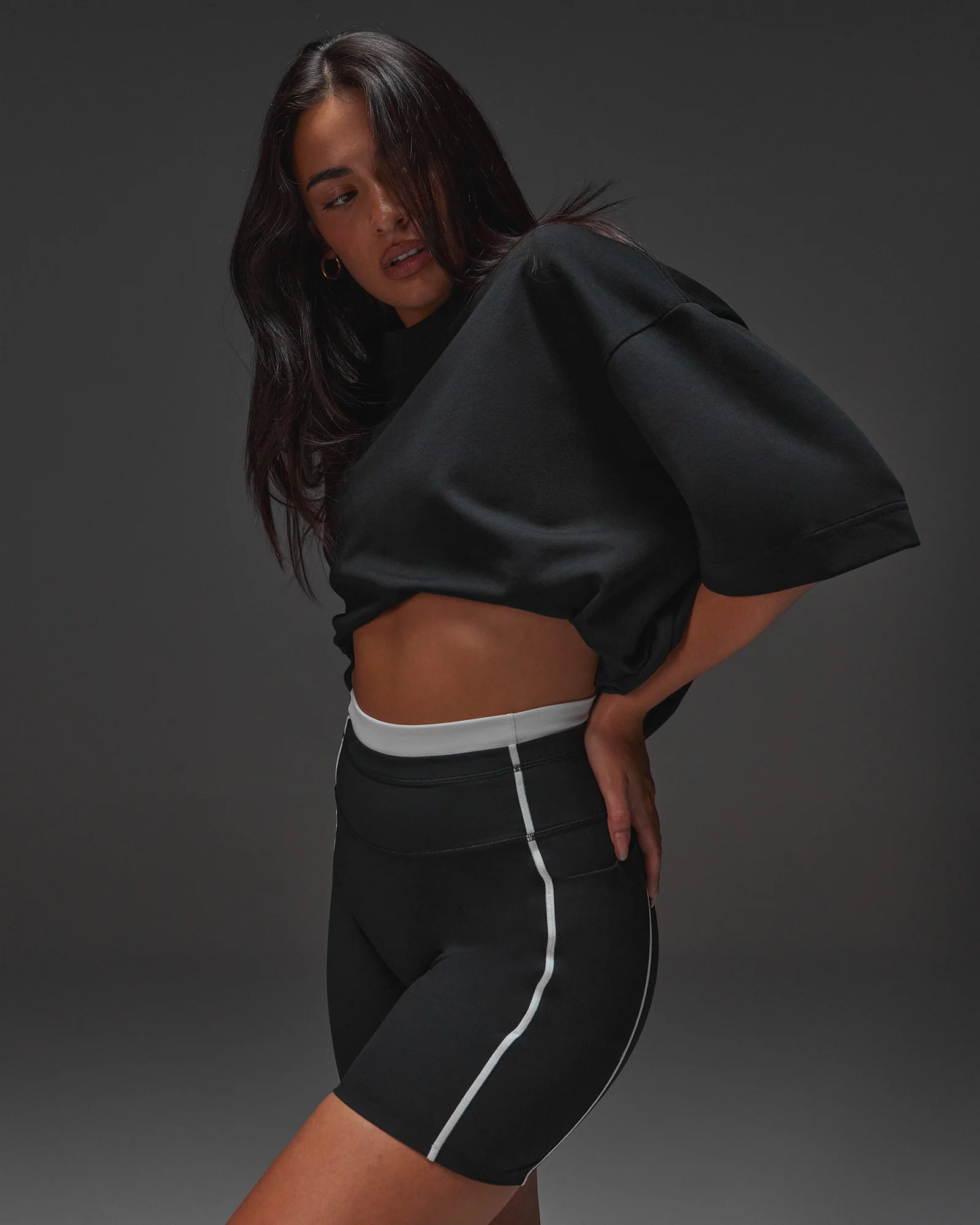 AfterDark ZeroCrease Oversized Tee - Black