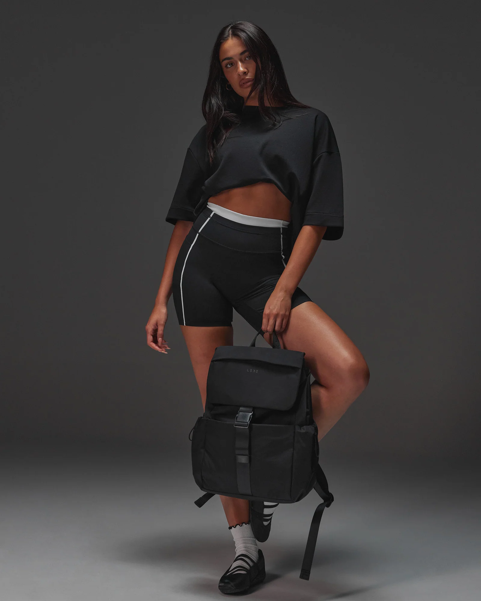 AfterDark ZeroCrease Oversized Tee - Black