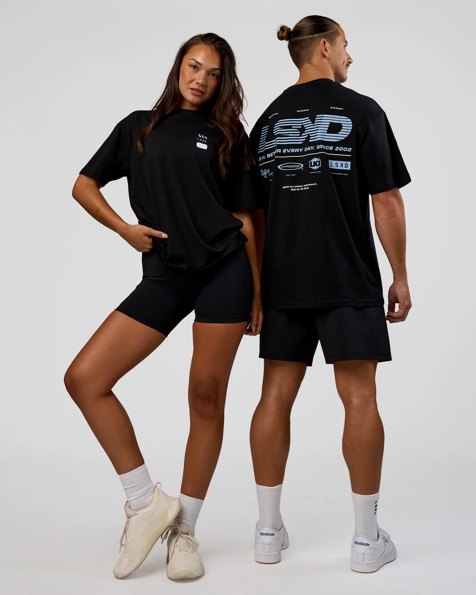 Archive FLXCotton Oversized Tee - Black-Open Air