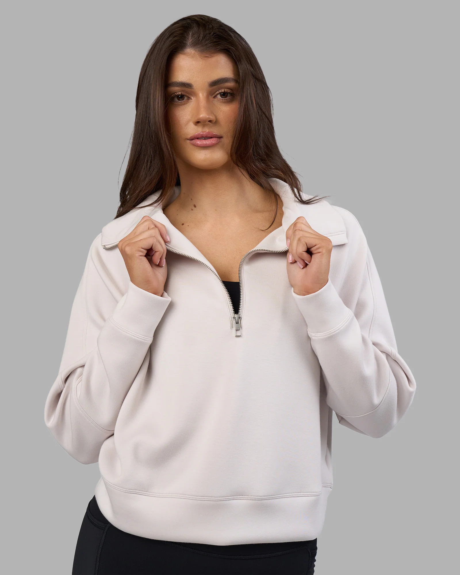 Elevate SoftTouch 1/2 Zip Sweater - Clay-Clay