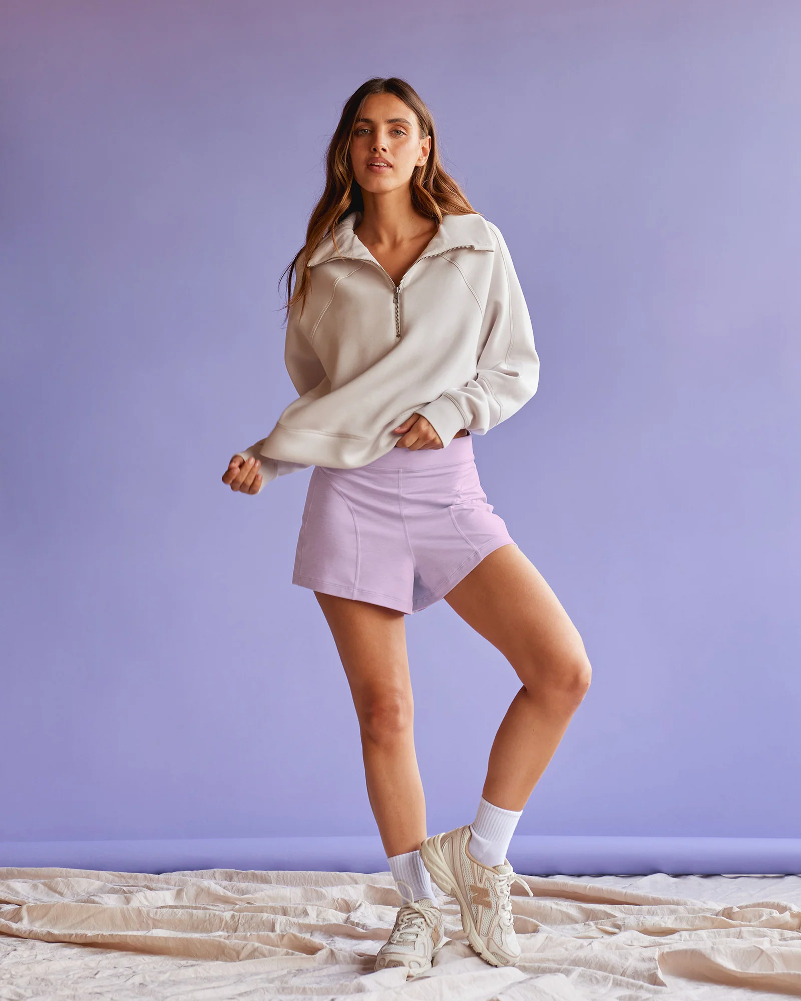 Elevate SoftTouch 1/2 Zip Sweater - Clay-Clay 4 Elevate SoftTouch 1/2 Zip Sweater - Clay-Clay