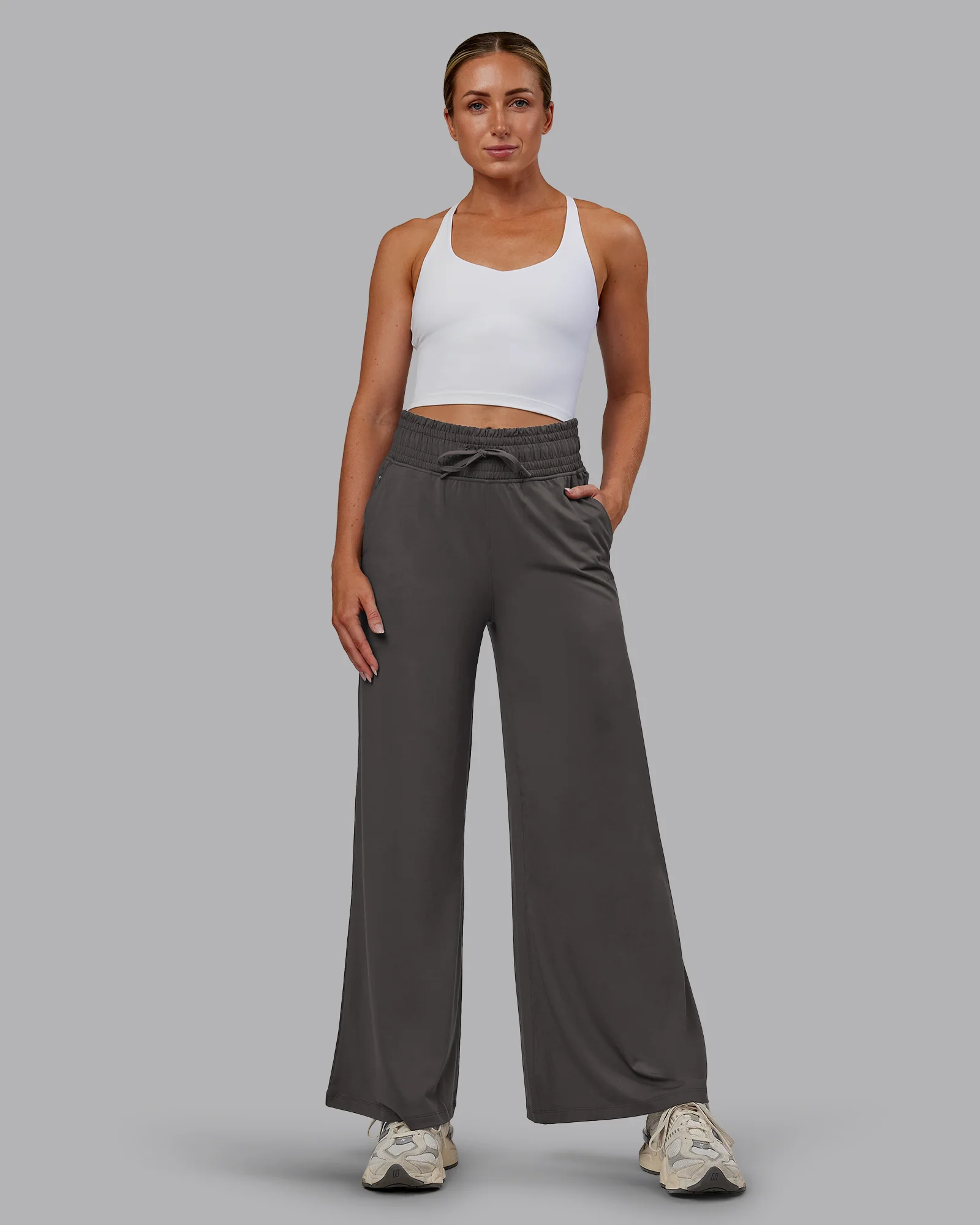 Restore CloudFLX Wide Leg Pant - Dark Storm