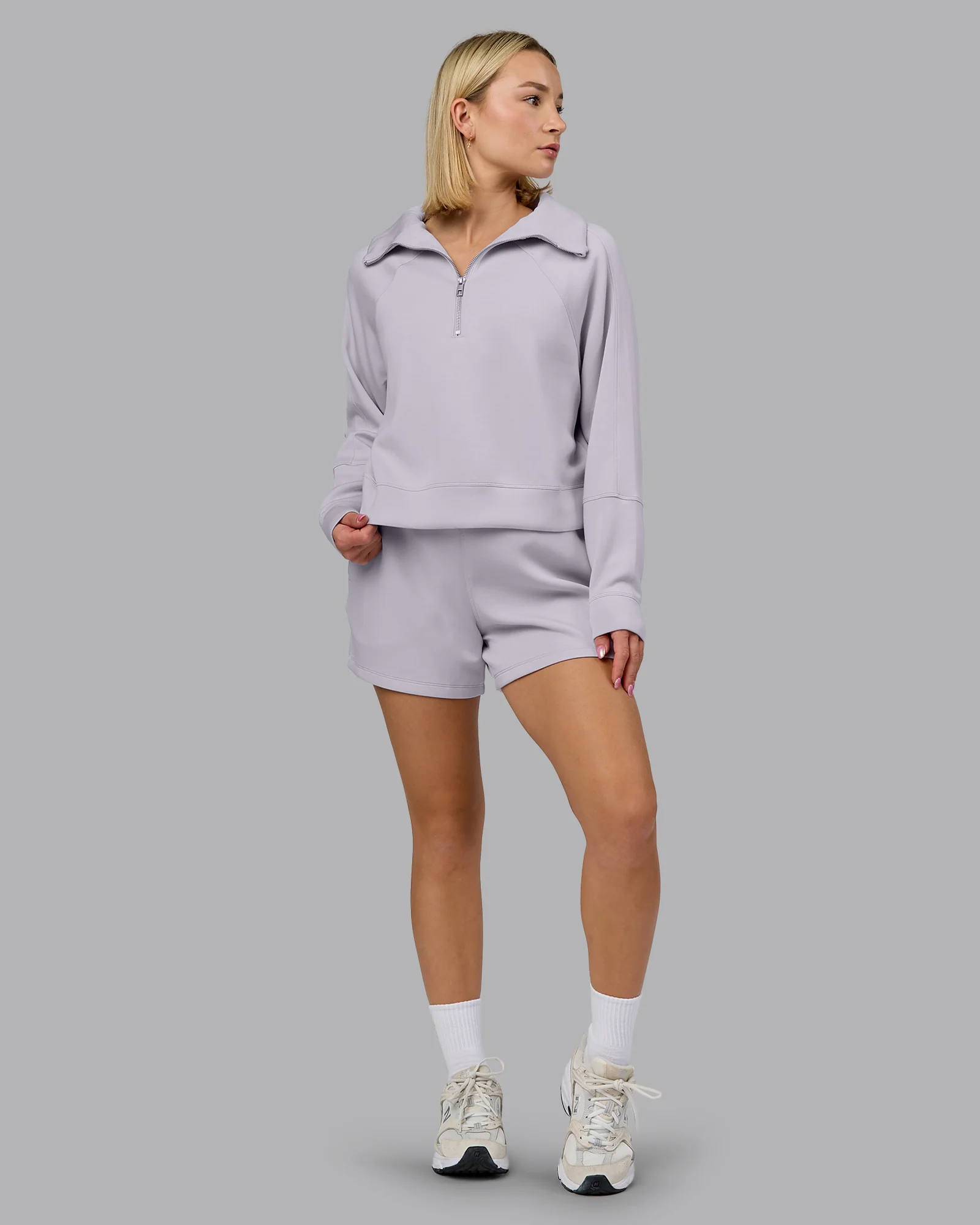 Elevate SoftTouch 1/2 Zip Sweater - Galactic Lilac
