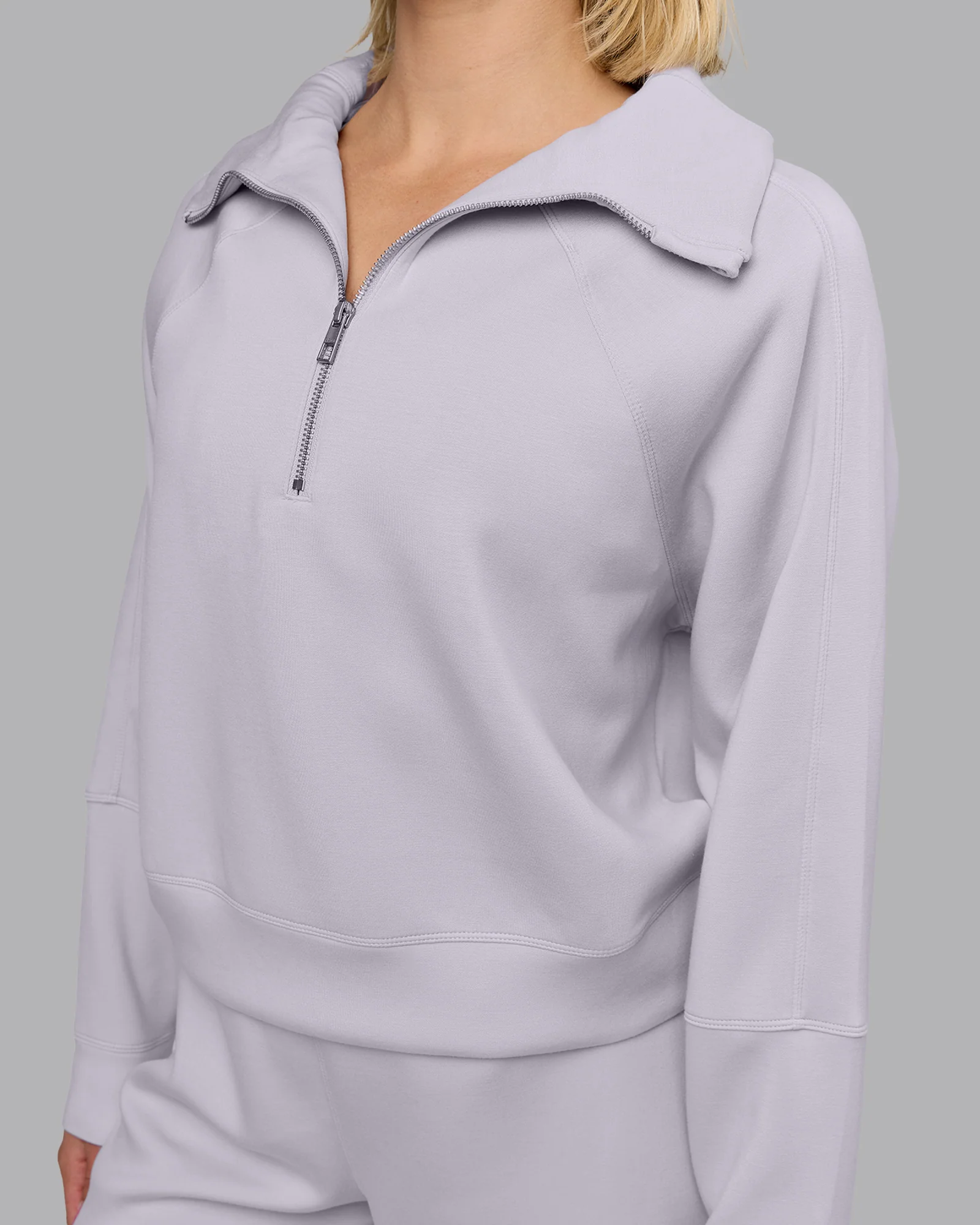 Elevate SoftTouch 1/2 Zip Sweater - Galactic Lilac