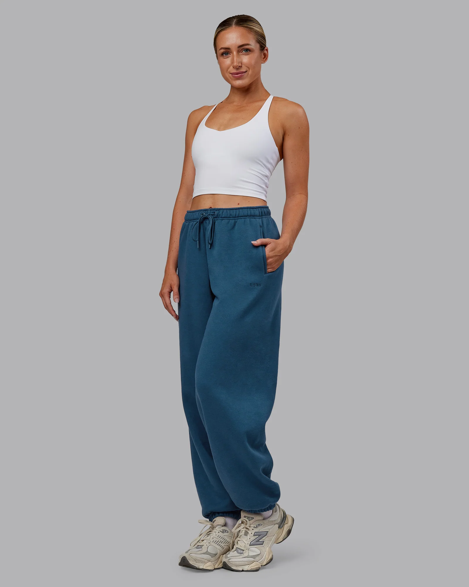 MVP Oversized Slouchy Fit Track Pant - Indigo