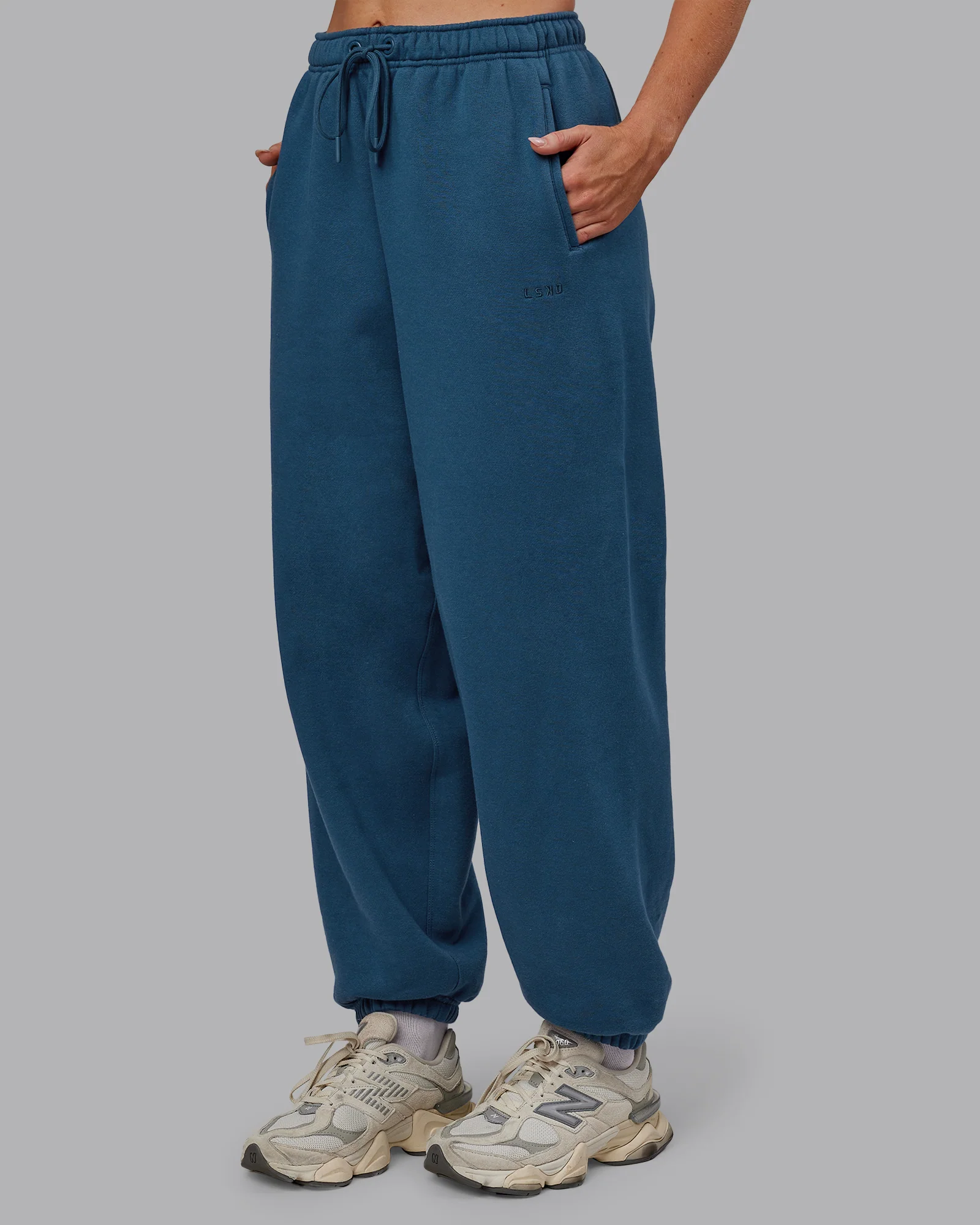 MVP Oversized Slouchy Fit Track Pant - Indigo