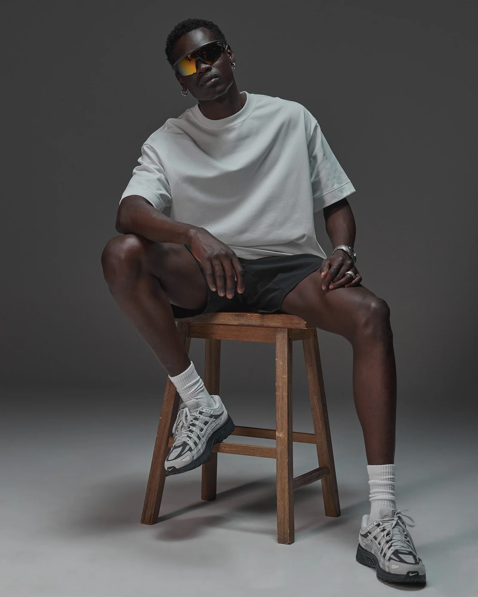 AfterDark ZeroCrease Oversized Tee - White