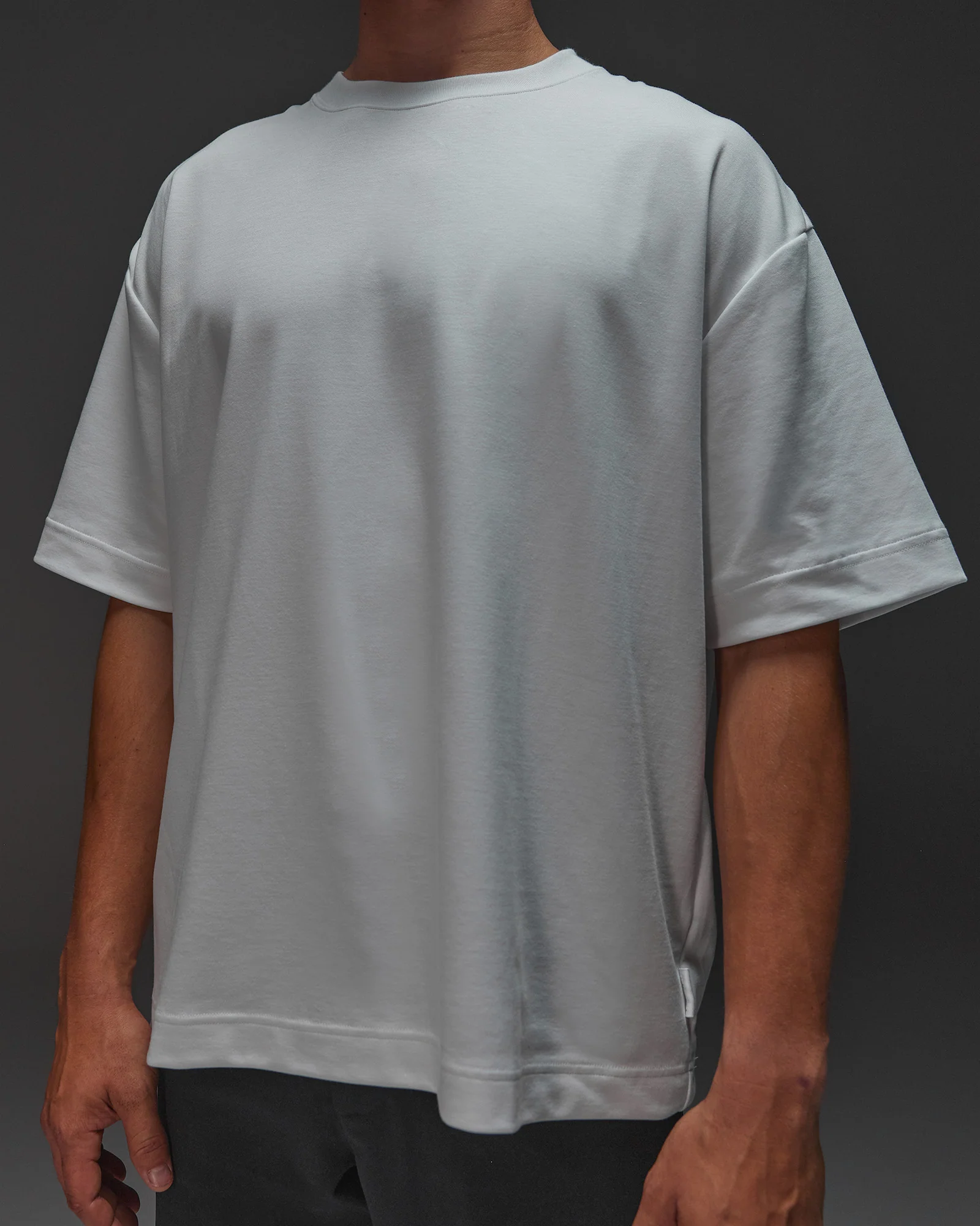 AfterDark ZeroCrease Oversized Tee - White 11 AfterDark ZeroCrease Oversized Tee - White