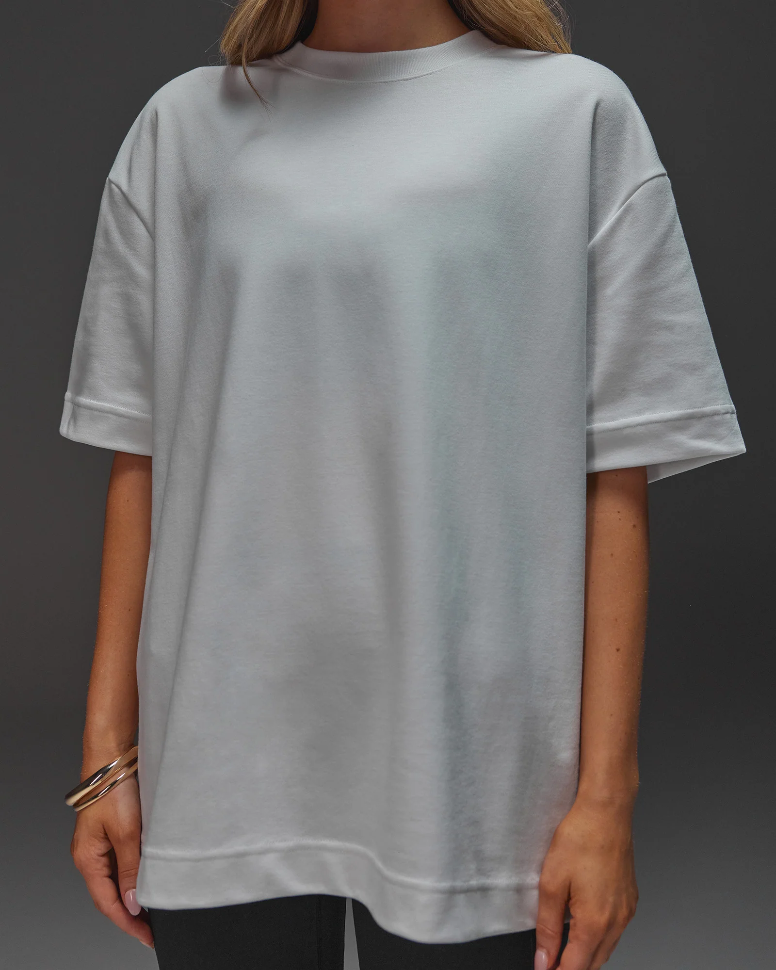 AfterDark ZeroCrease Oversized Tee - White 17 AfterDark ZeroCrease Oversized Tee - White