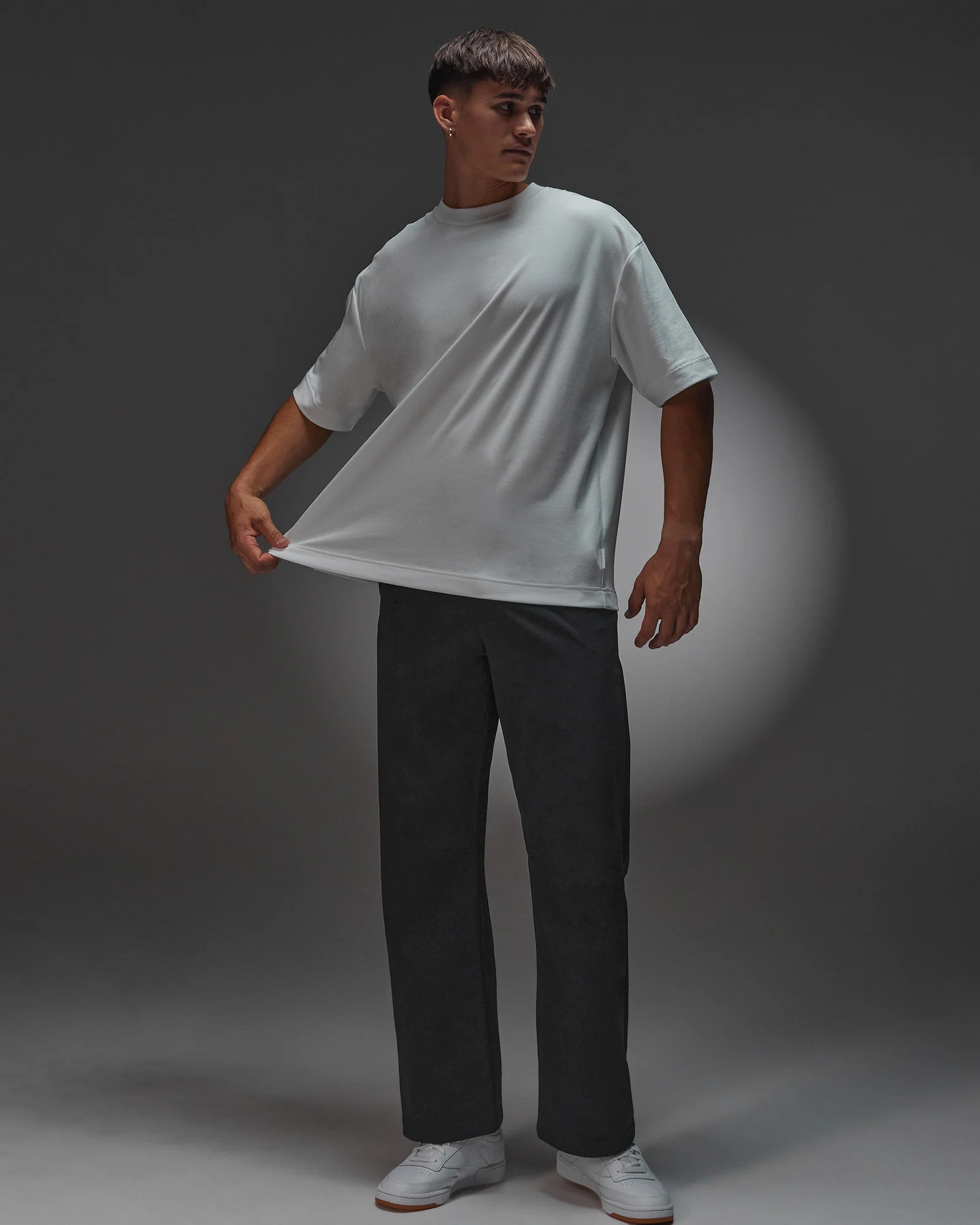 AfterDark ZeroCrease Oversized Tee - White 3 AfterDark ZeroCrease Oversized Tee - White