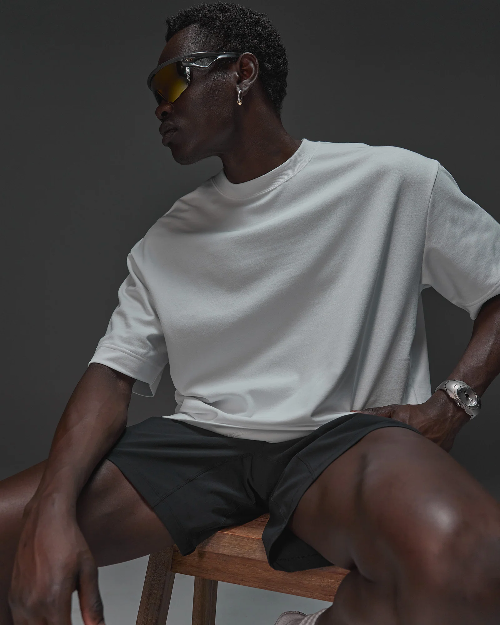 AfterDark ZeroCrease Oversized Tee - White 8 AfterDark ZeroCrease Oversized Tee - White