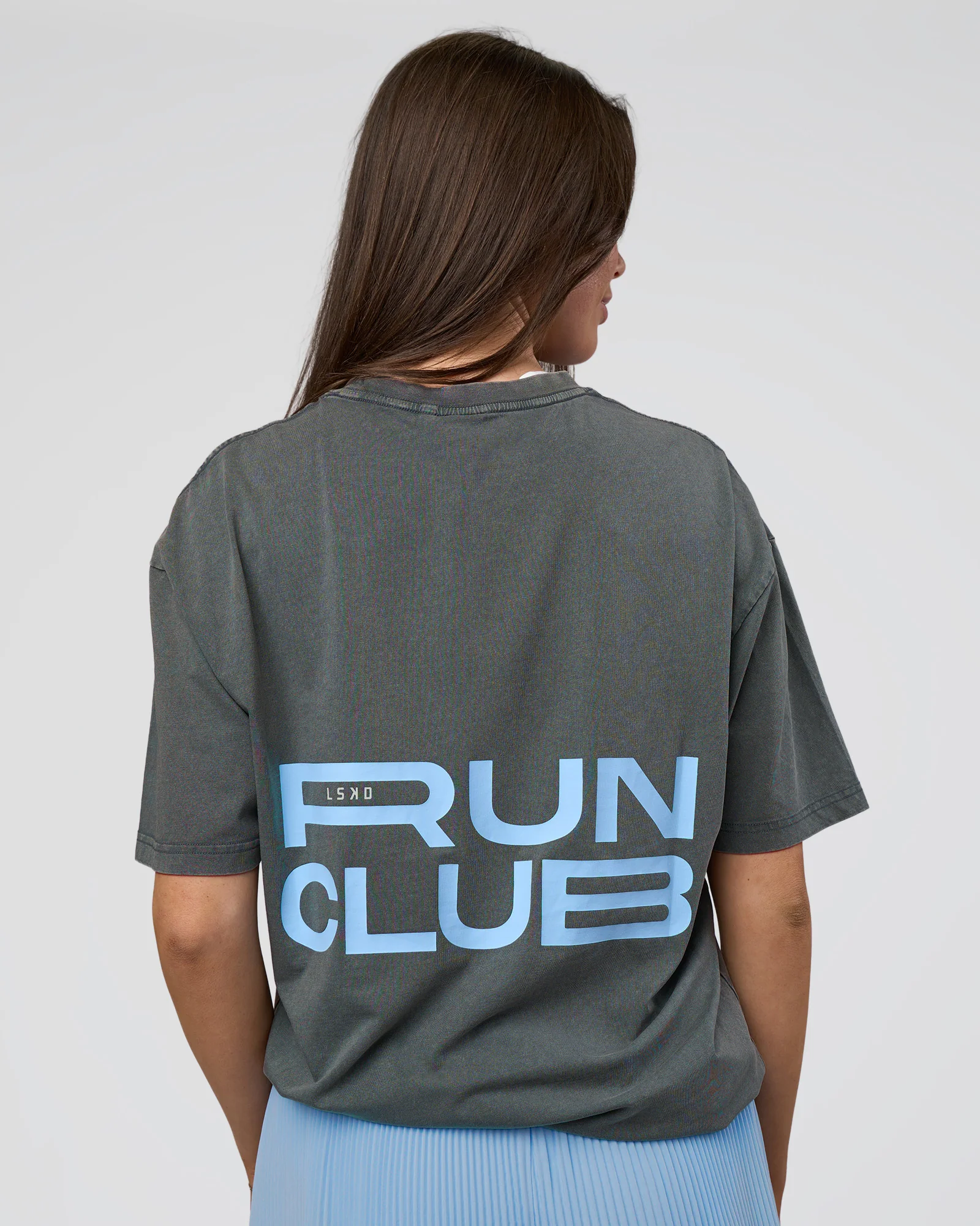 Runner's FLXCotton Oversized Tee - Dark Storm Washed-Open Air 5 Runner's FLXCotton Oversized Tee - Dark Storm Washed-Open Air
