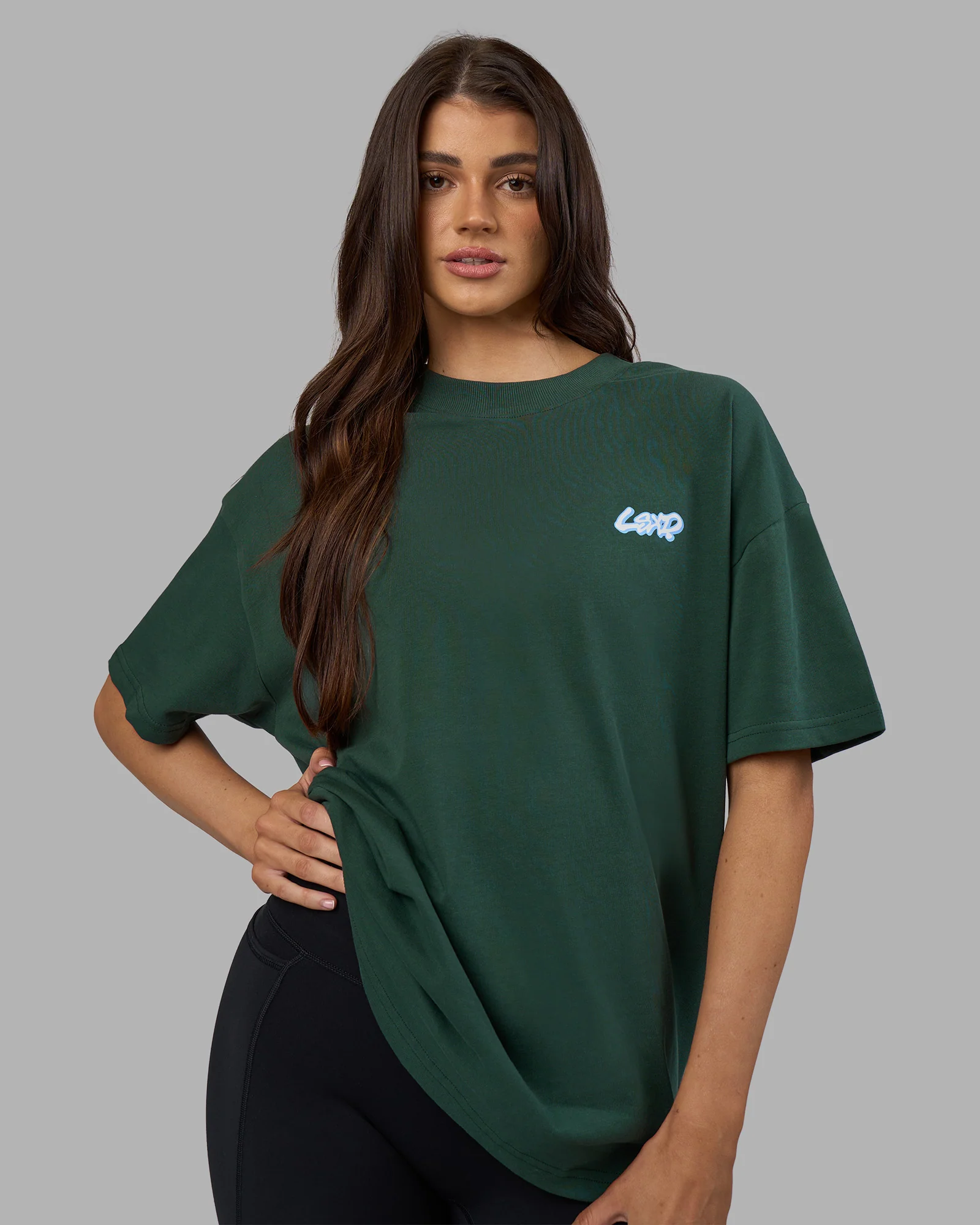 Break Through Heavyweight Oversized Tee - Vital Green-Open Air 6 Break Through Heavyweight Oversized Tee - Vital Green-Open Air
