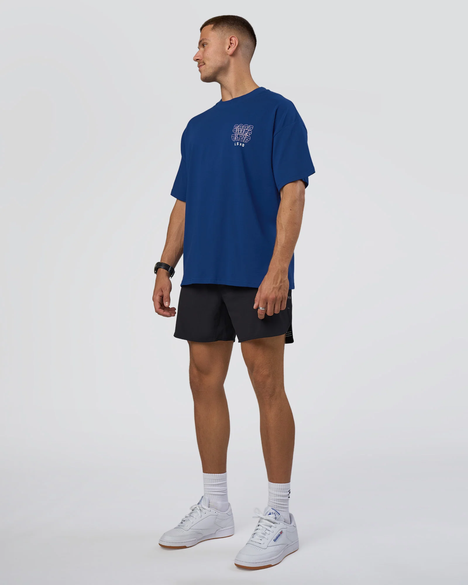 GTC Heavyweight Oversized Tee - Washed Midnight Blue-Marsh