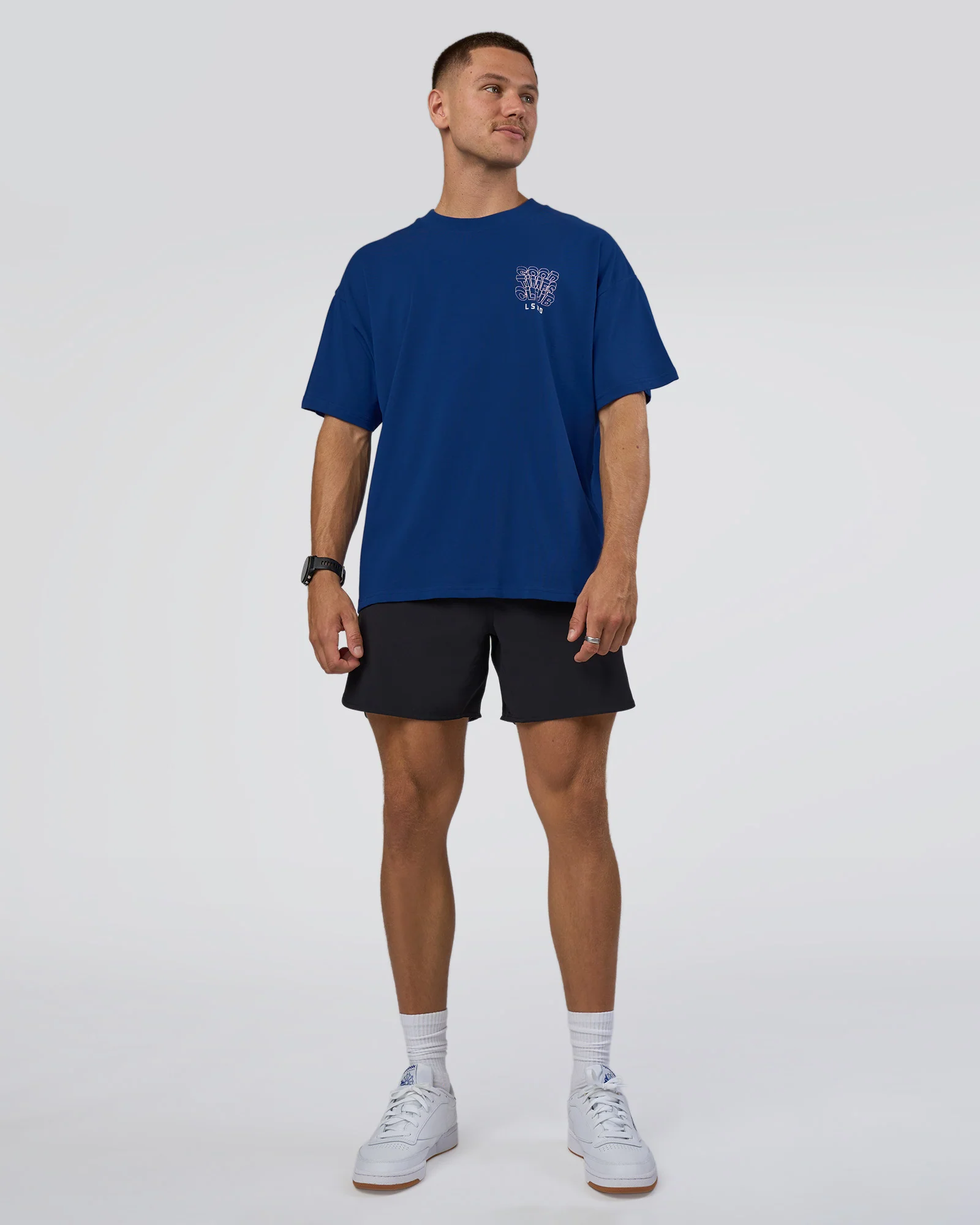 GTC Heavyweight Oversized Tee - Washed Midnight Blue-Marsh