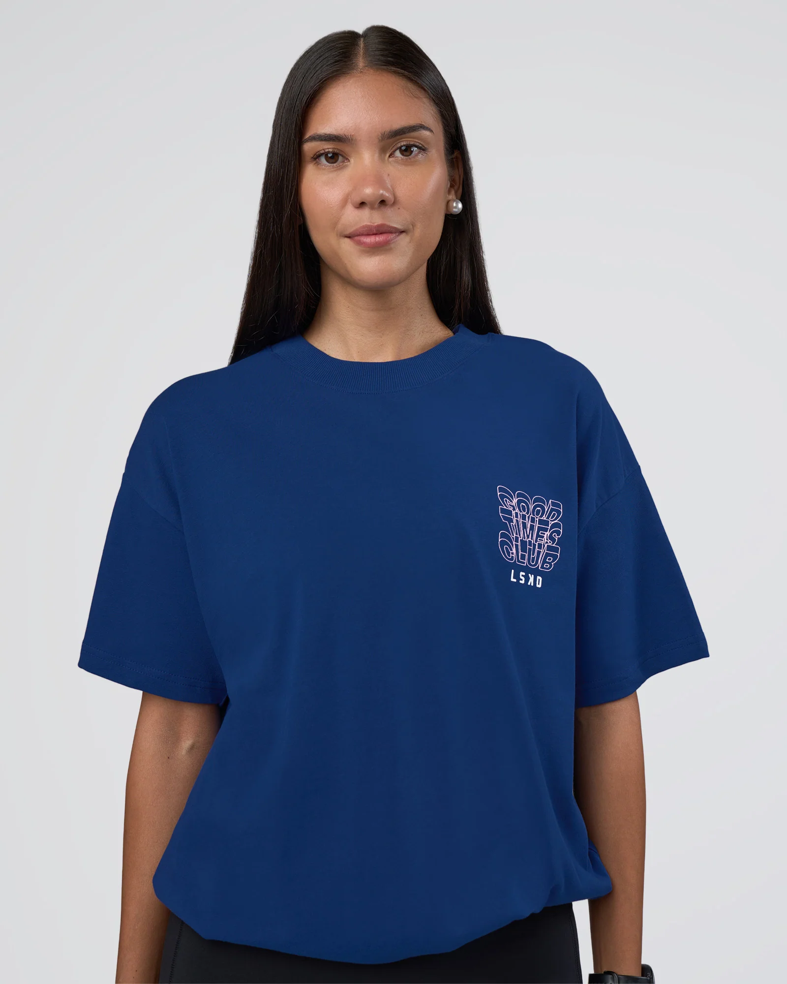 GTC Heavyweight Oversized Tee - Washed Midnight Blue-Marsh