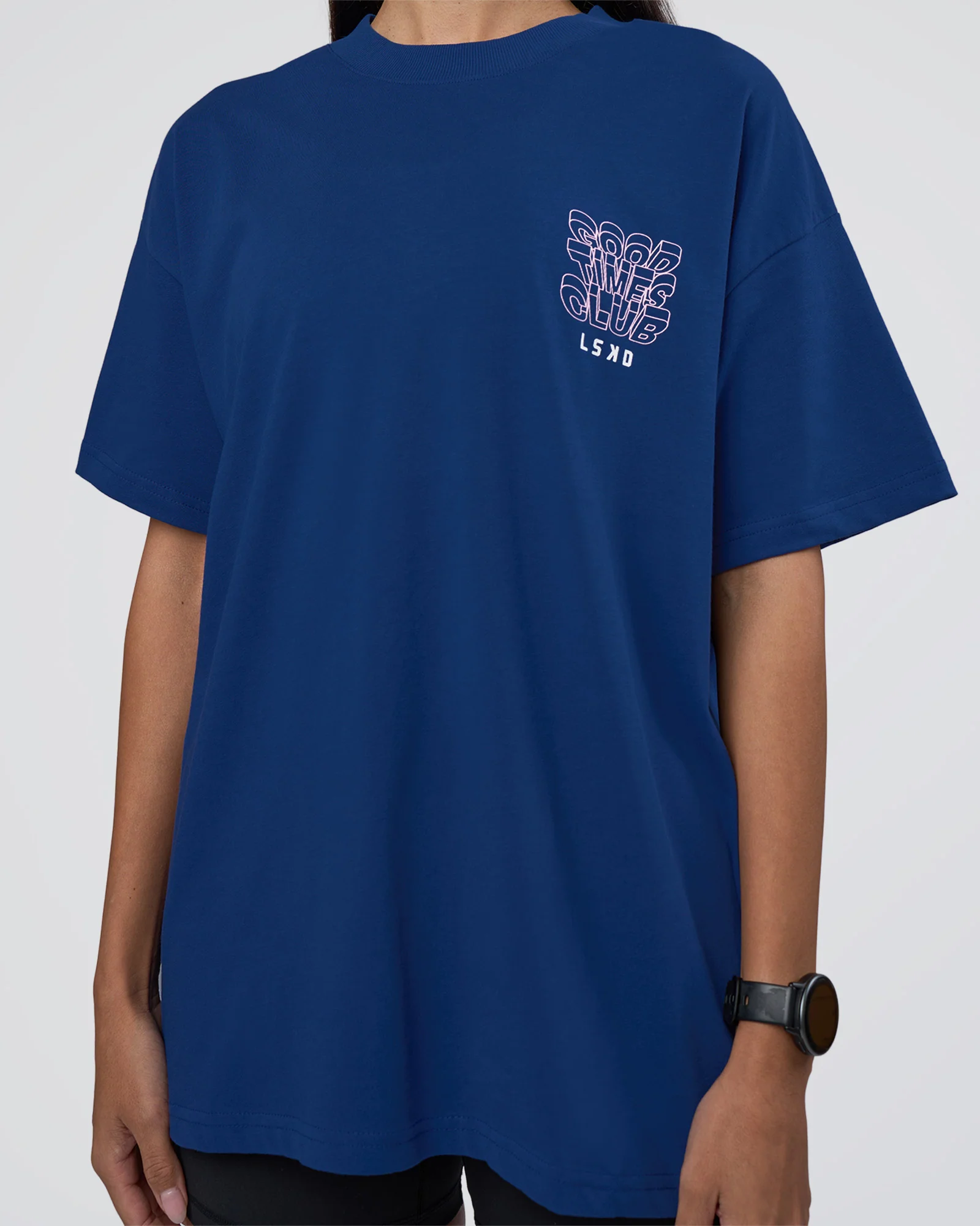 GTC Heavyweight Oversized Tee - Washed Midnight Blue-Marsh