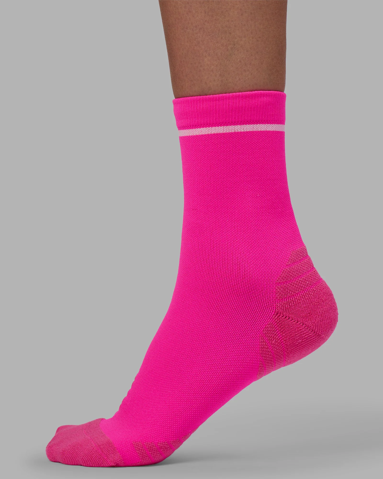 Fast Performance Quarter Socks - Neon Pink-White 5 Fast Performance Quarter Socks - Neon Pink-White