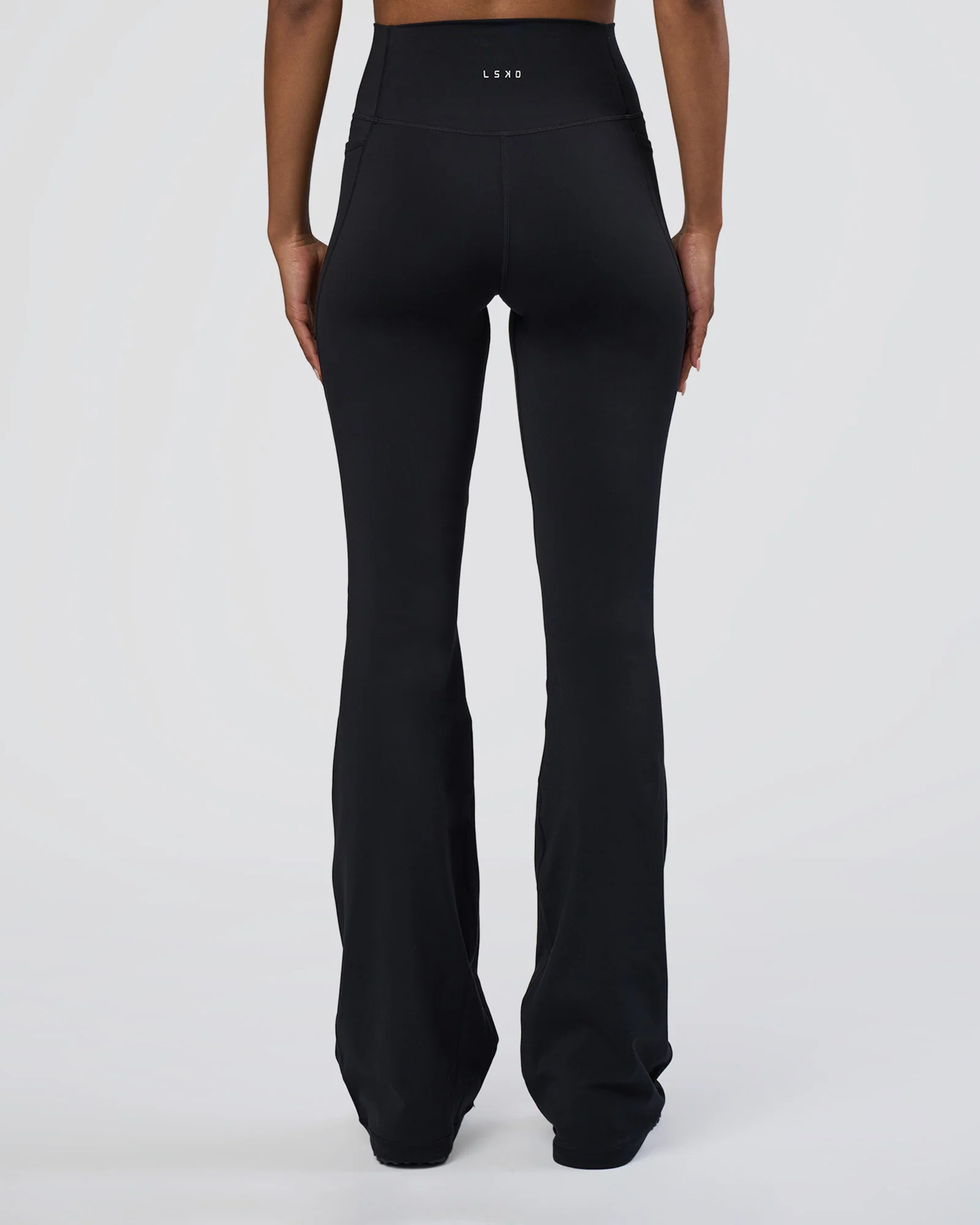 Fusion Ultra High-Rise Flared Tall Legging Pockets - Black 4 Fusion Ultra High-Rise Flared Tall Legging Pockets - Black