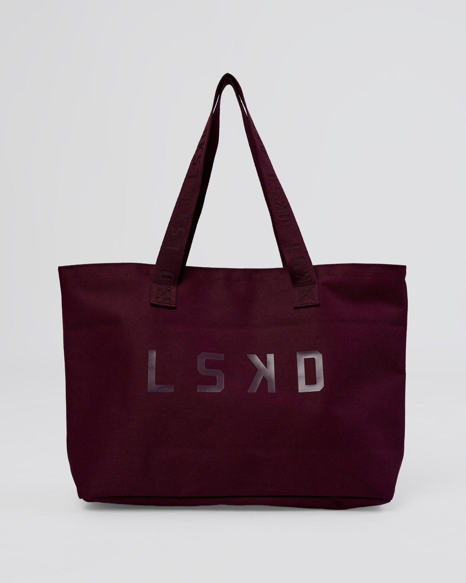 Hold It All Canvas Tote - Cherry Lacquer