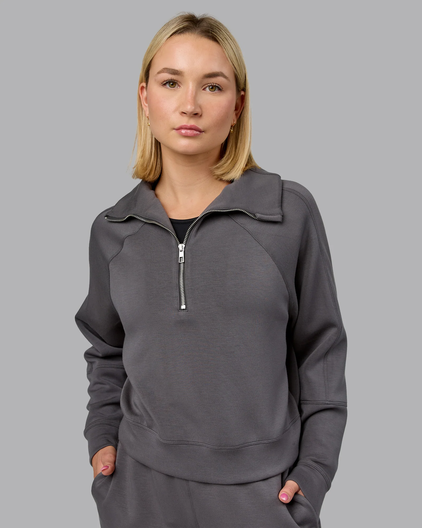 Elevate SoftTouch 1/2 Zip Sweater - Asphalt