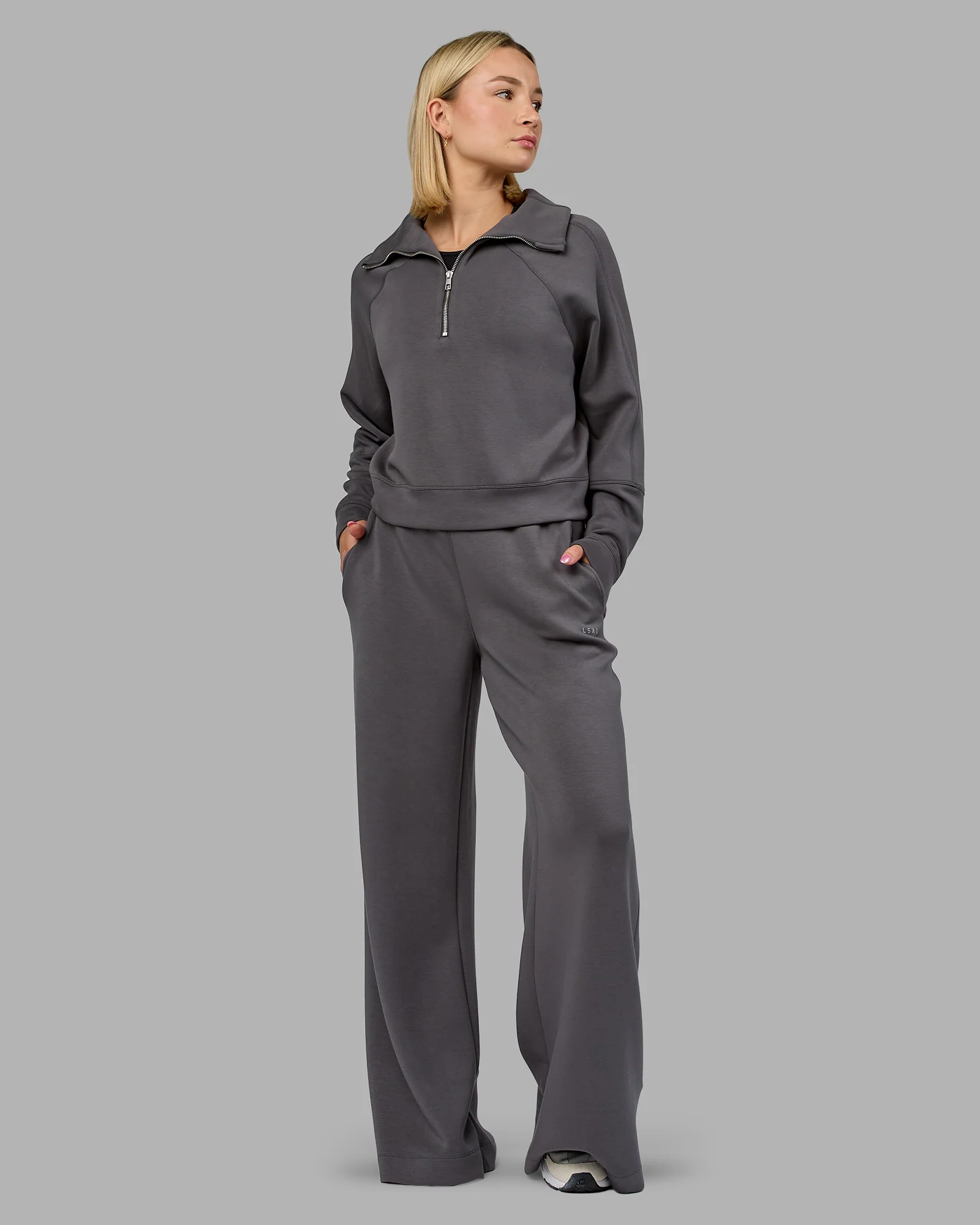 Elevate SoftTouch 1/2 Zip Sweater - Asphalt 3 Elevate SoftTouch 1/2 Zip Sweater - Asphalt