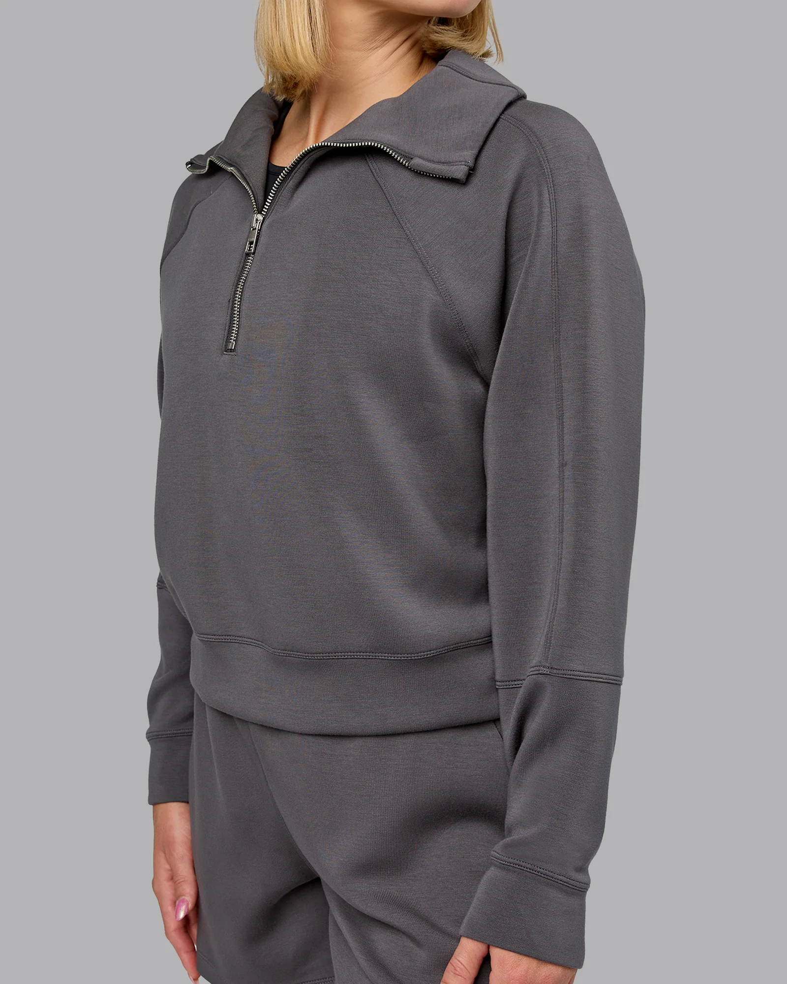 Elevate SoftTouch 1/2 Zip Sweater - Asphalt 5 Elevate SoftTouch 1/2 Zip Sweater - Asphalt