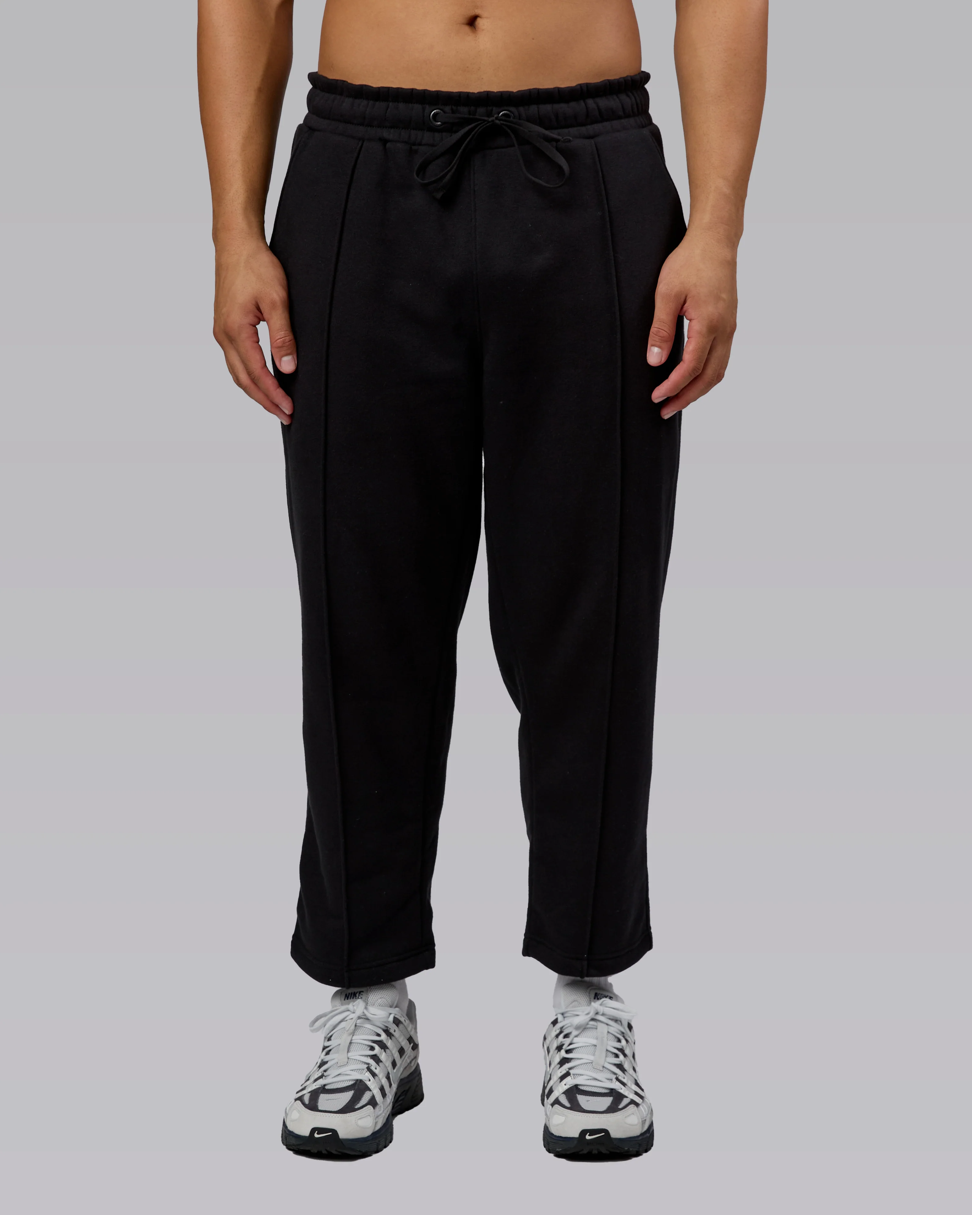 Urban Cropped Track Pant - Black