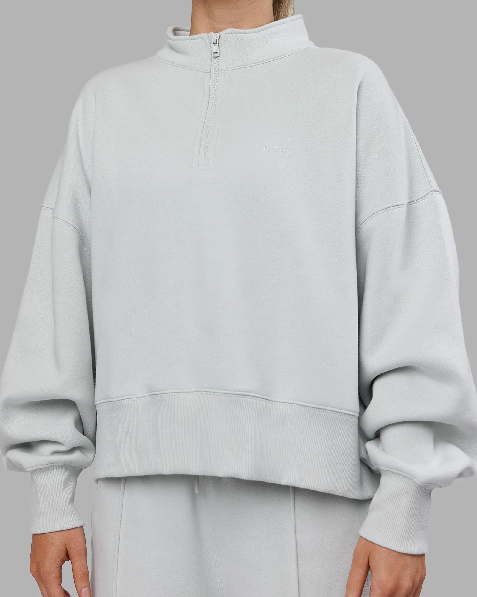 MVP 1/2 Zip Oversized Sweater - Digital Mist 6 MVP 1/2 Zip Oversized Sweater - Digital Mist
