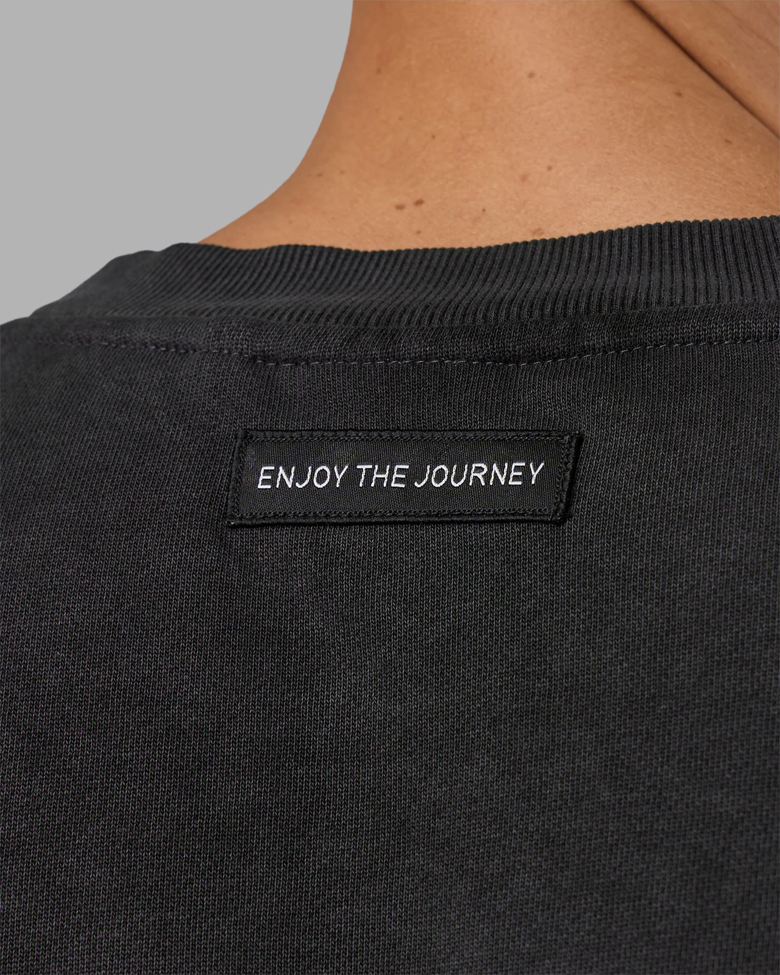 Segmented Oversized Sweater - Black Washed 7 Segmented Oversized Sweater - Black Washed