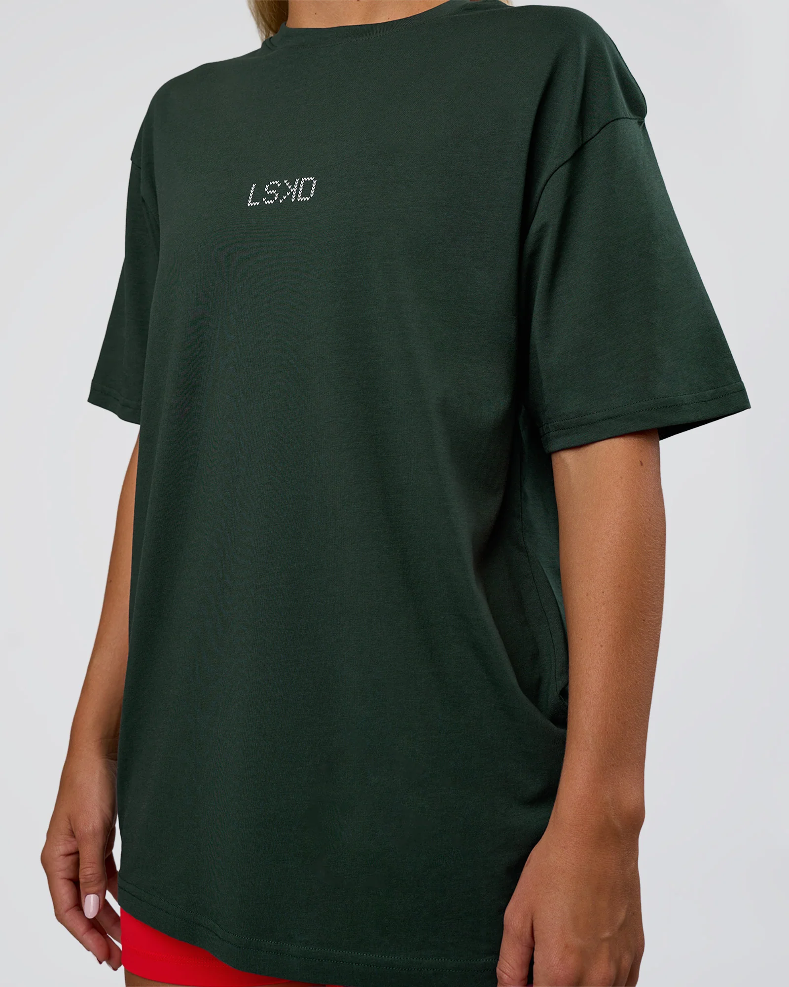 Merry Journey FLXCotton Oversized Tee - Vital Green-White