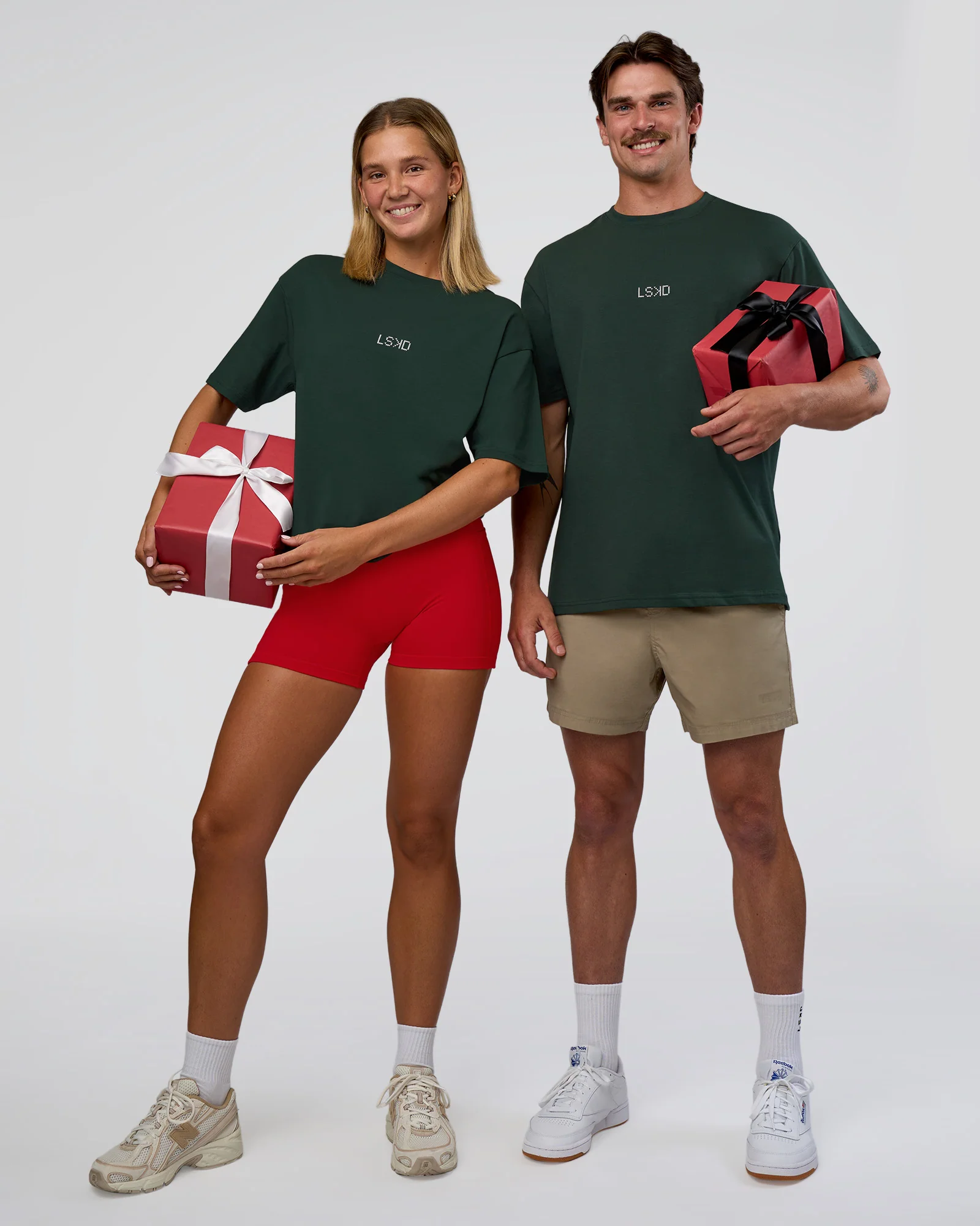 Merry Journey FLXCotton Oversized Tee - Vital Green-White