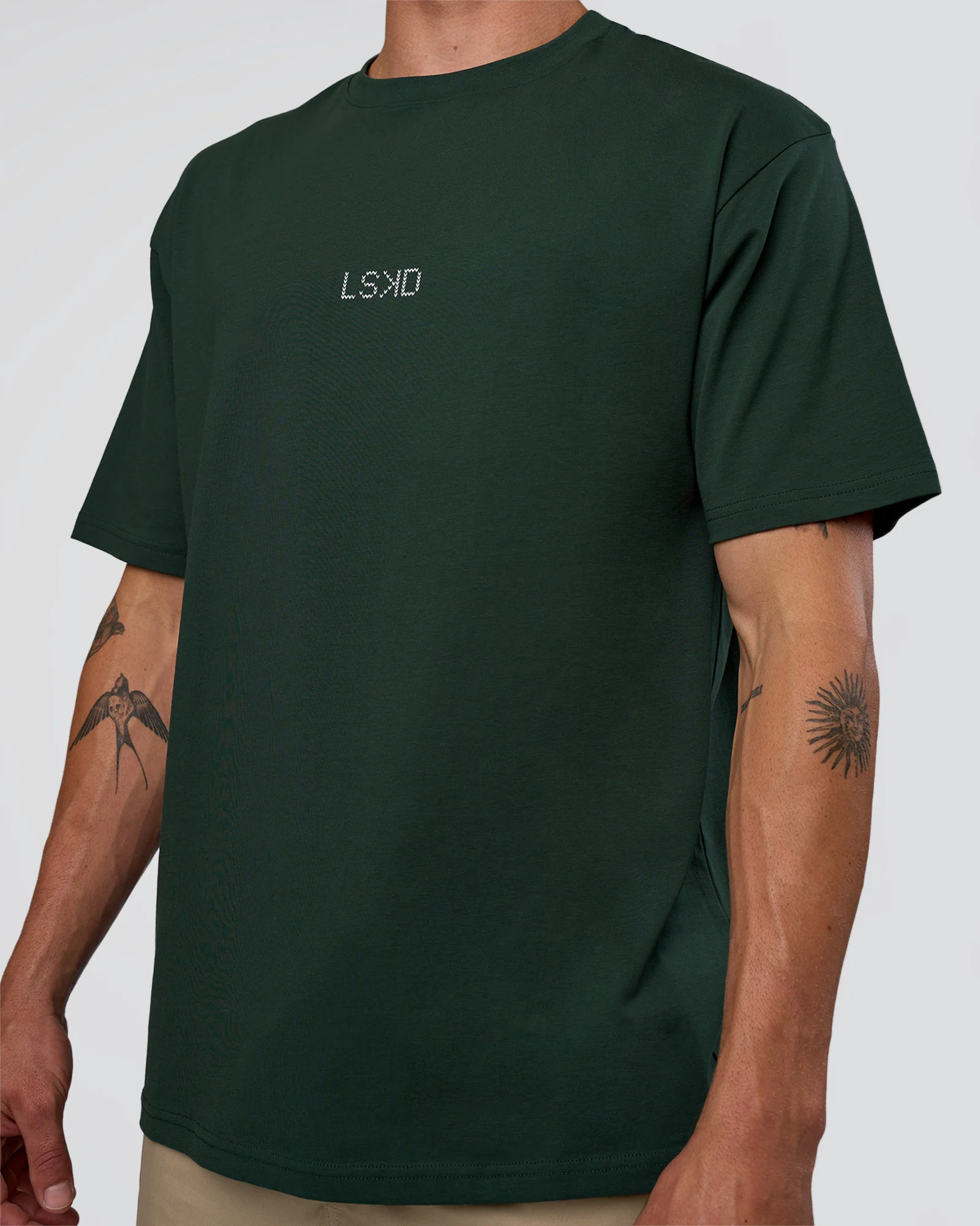 Merry Journey FLXCotton Oversized Tee - Vital Green-White