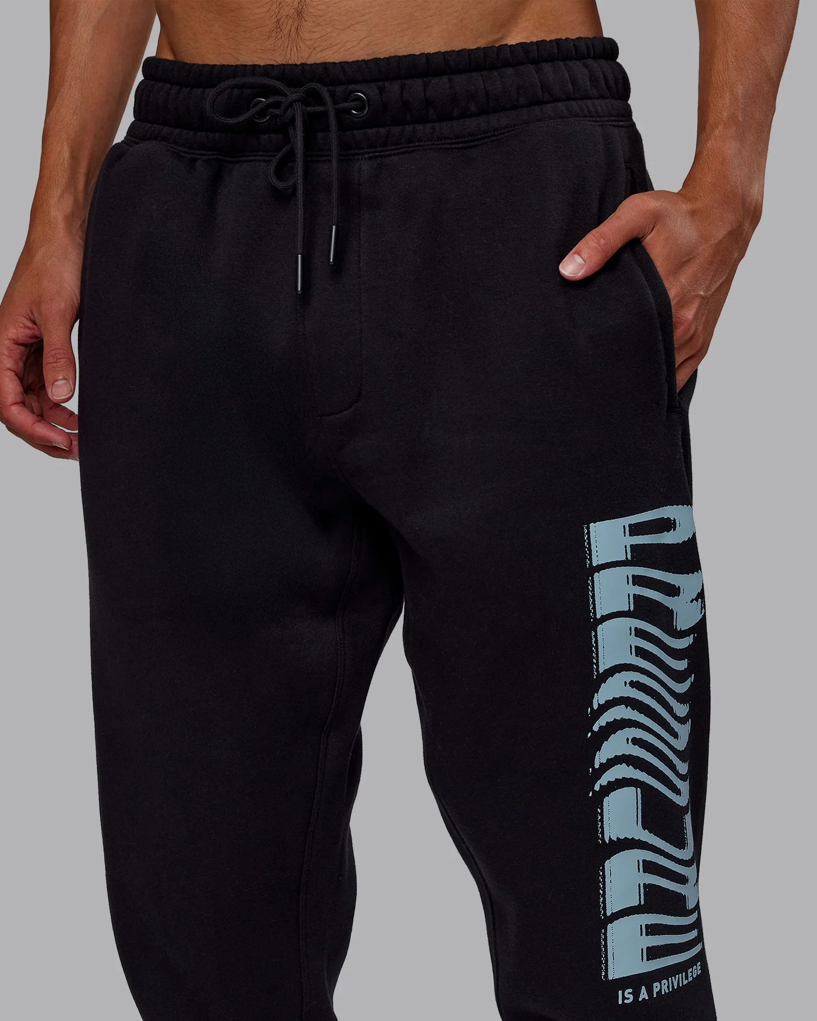 Static Track Pant - Black-Skyride