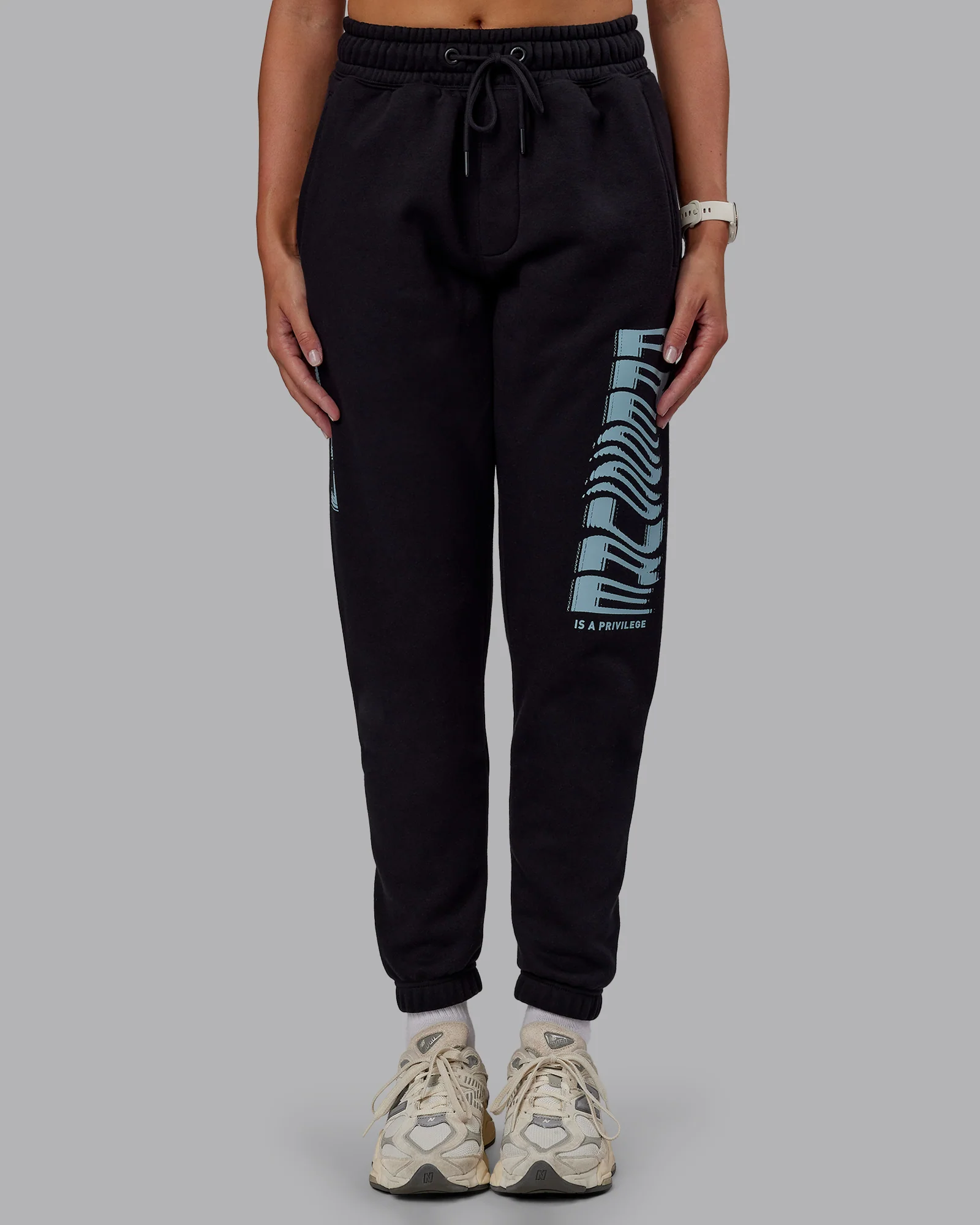 Static Track Pant - Black-Skyride