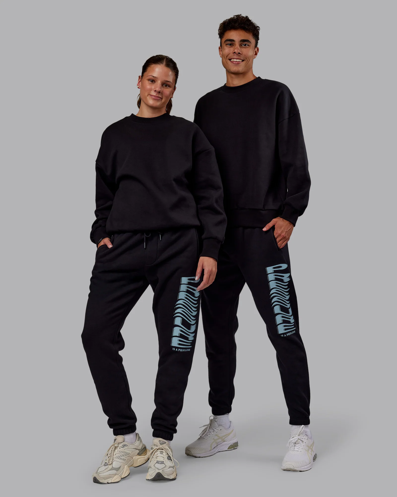 Static Track Pant - Black-Skyride