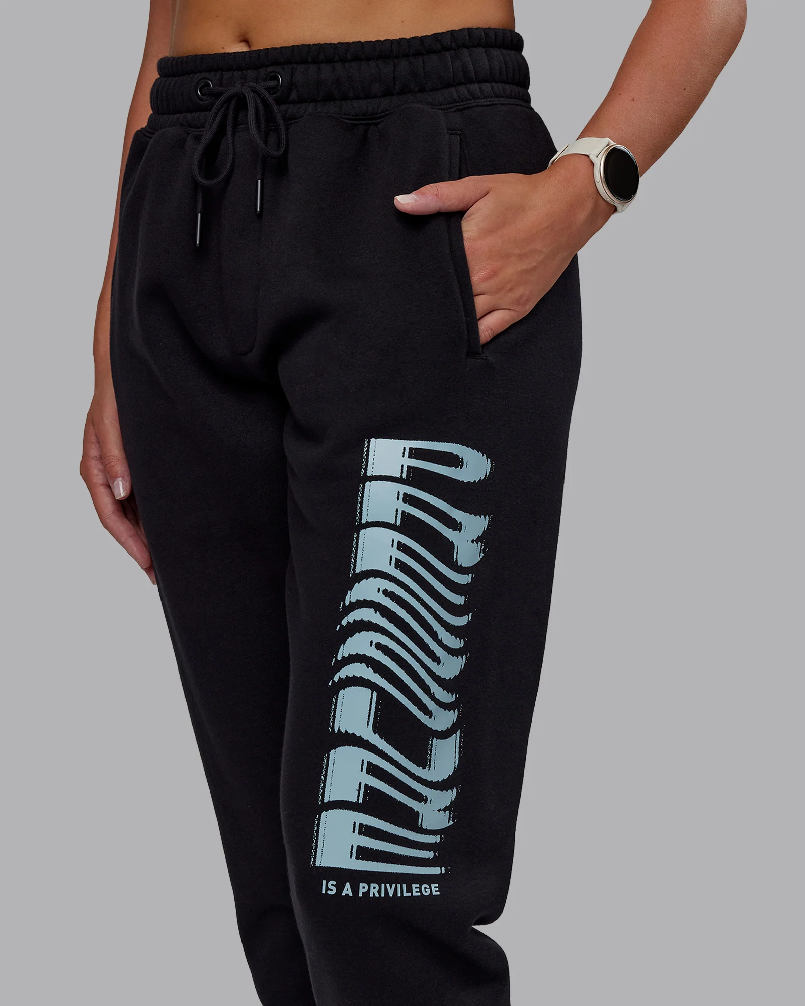Static Track Pant - Black-Skyride