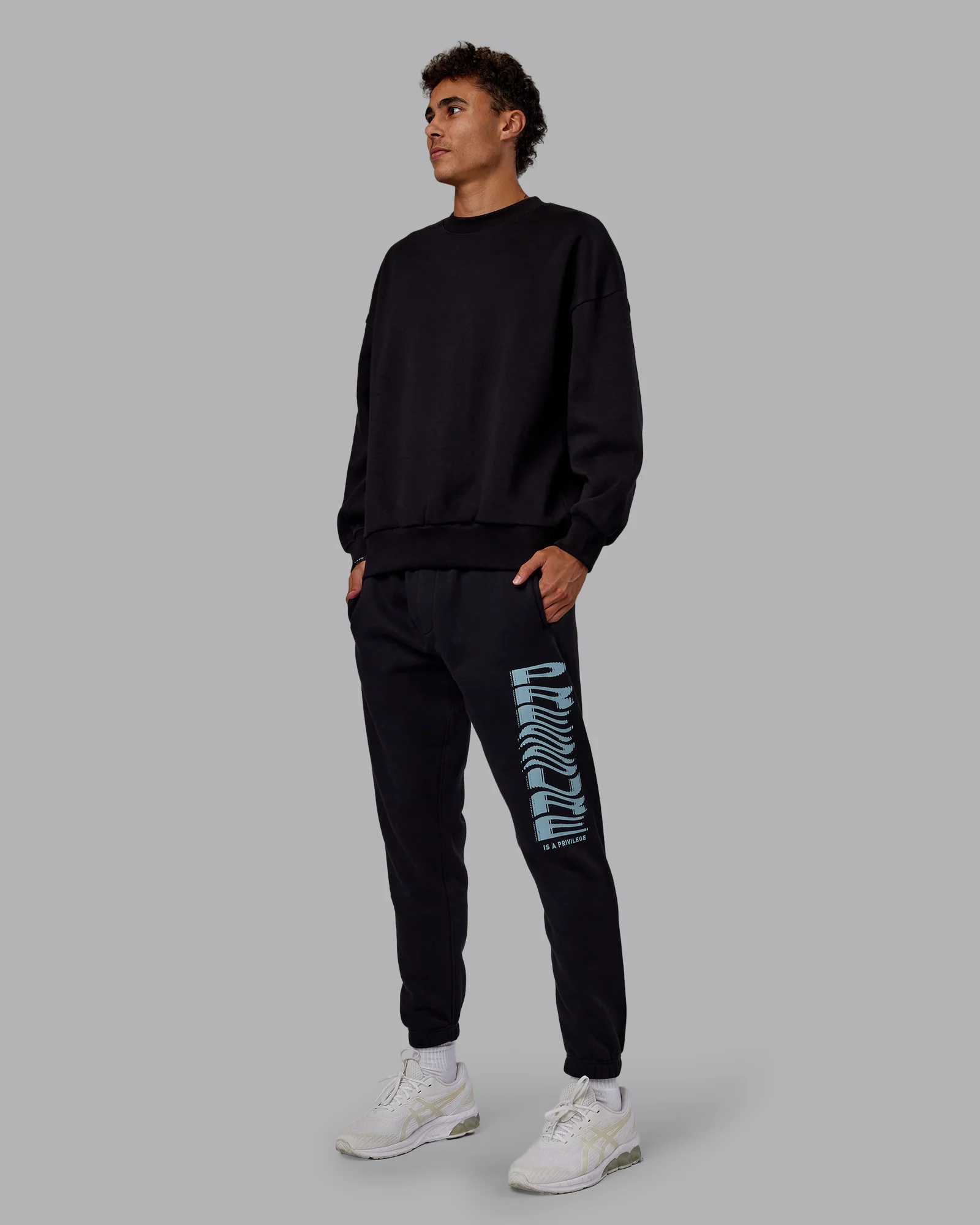 Static Track Pant - Black-Skyride