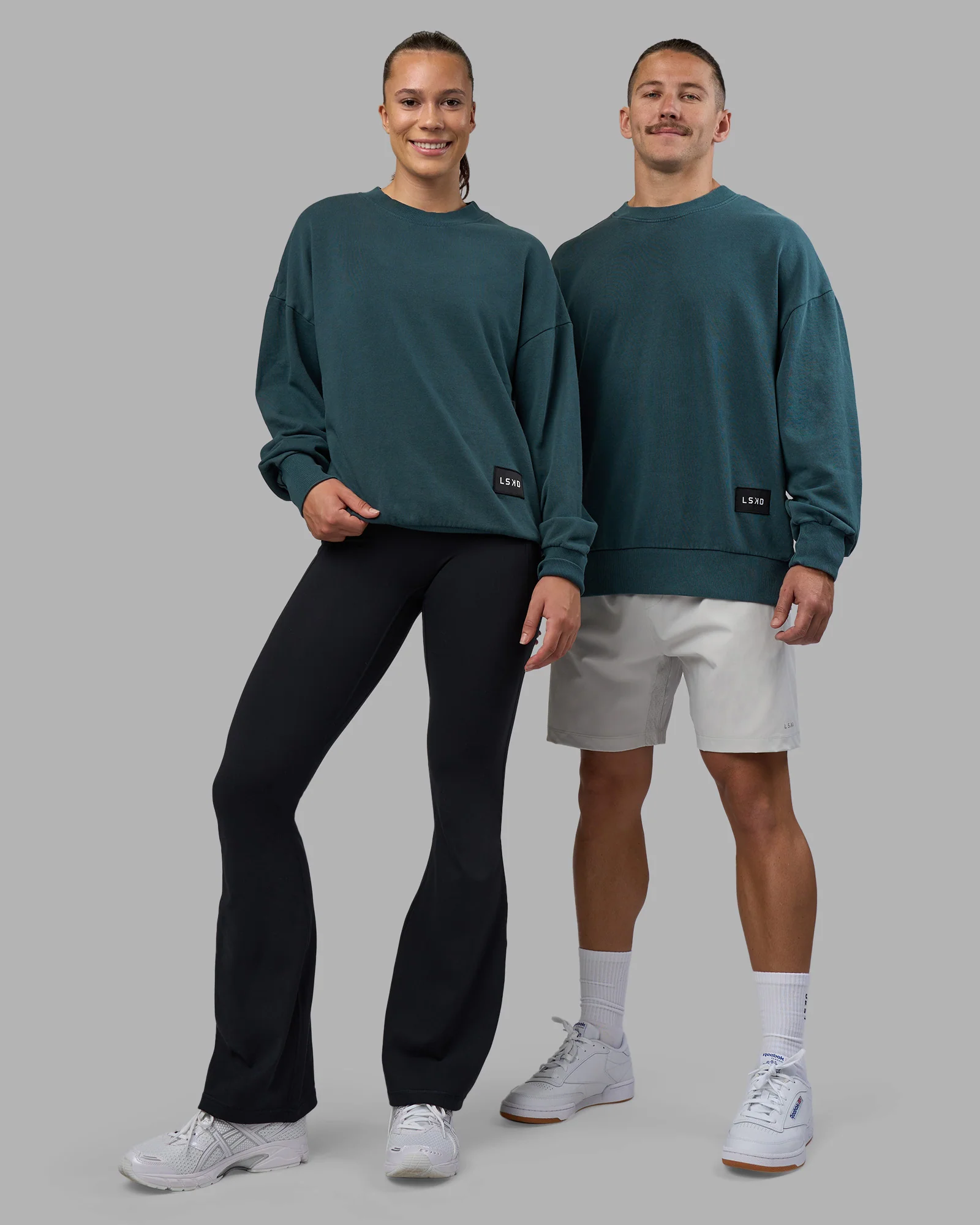 Segmented Oversized Sweater - Abyssal