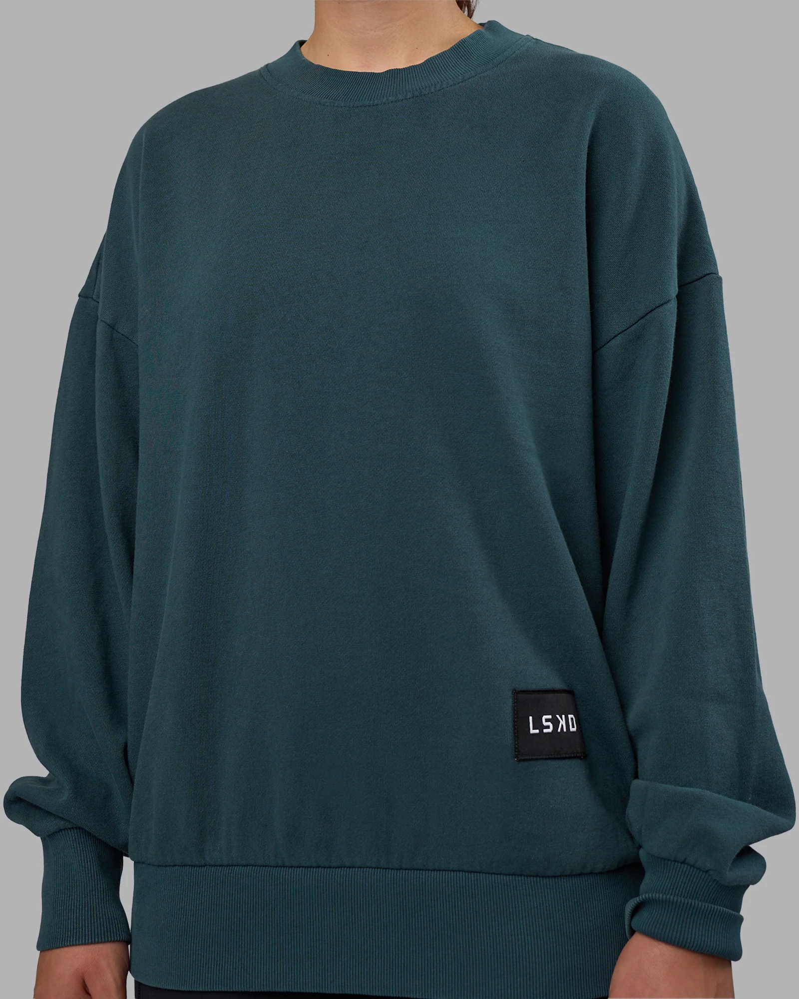 Segmented Oversized Sweater - Abyssal