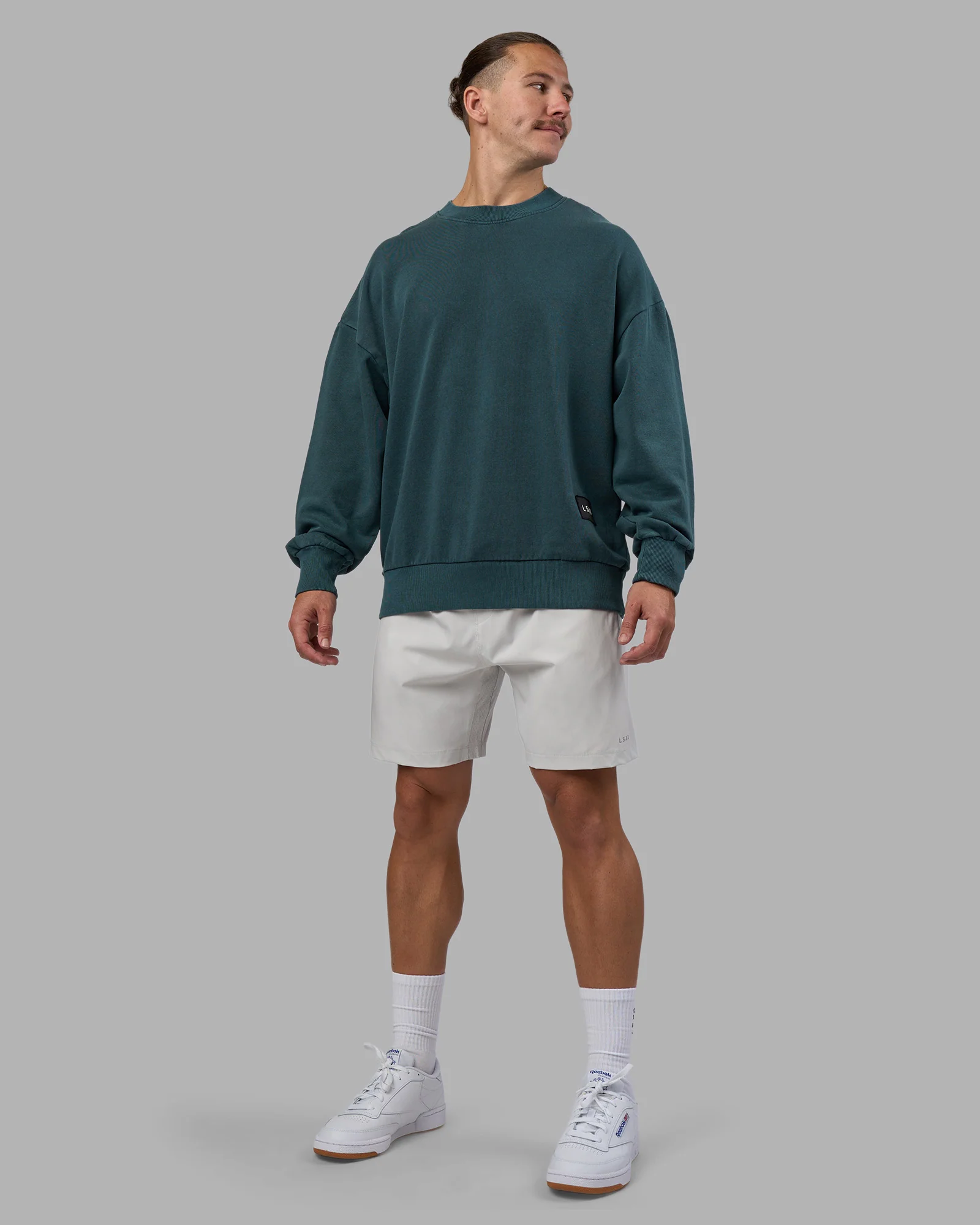 Segmented Oversized Sweater - Abyssal