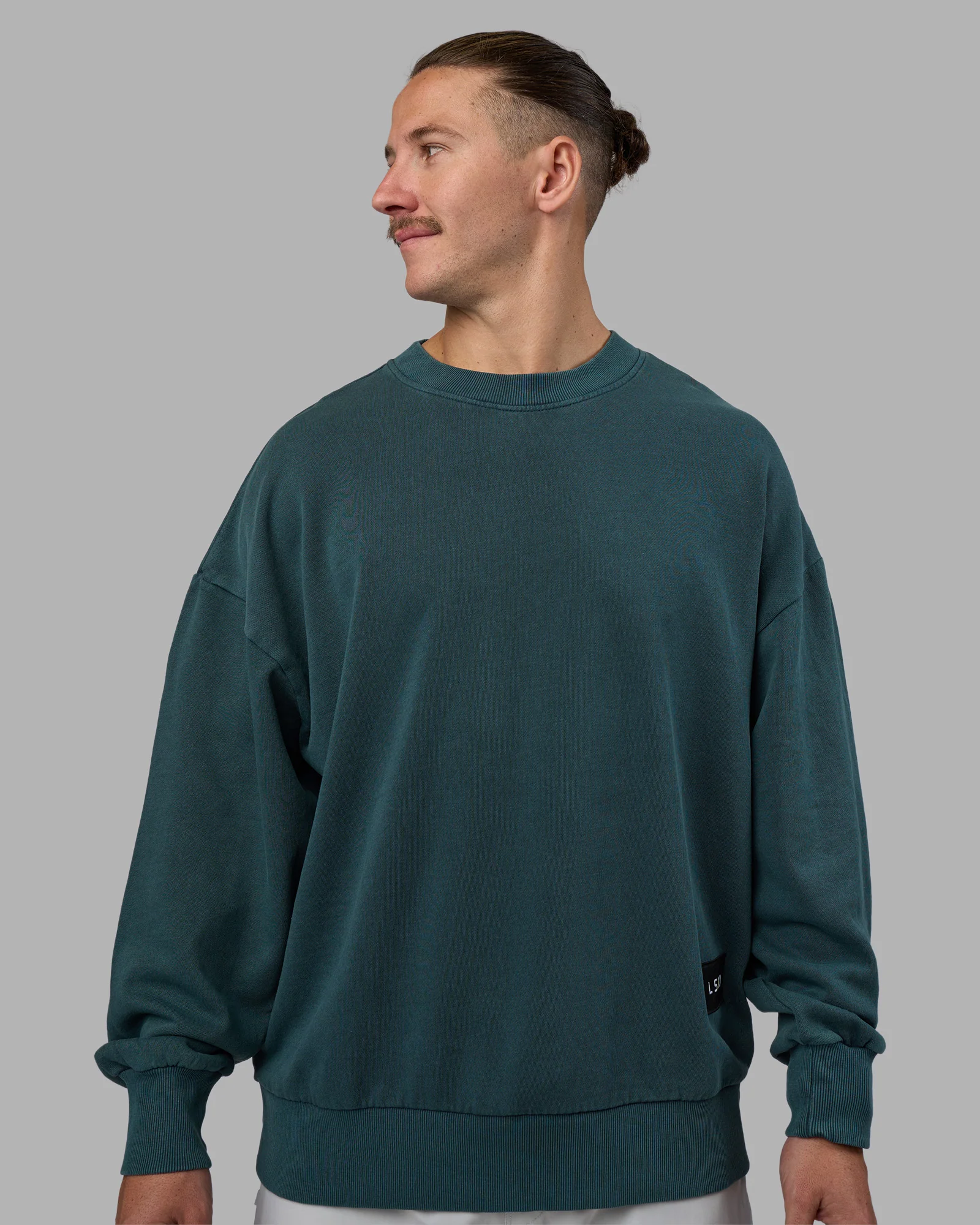 Segmented Oversized Sweater - Abyssal