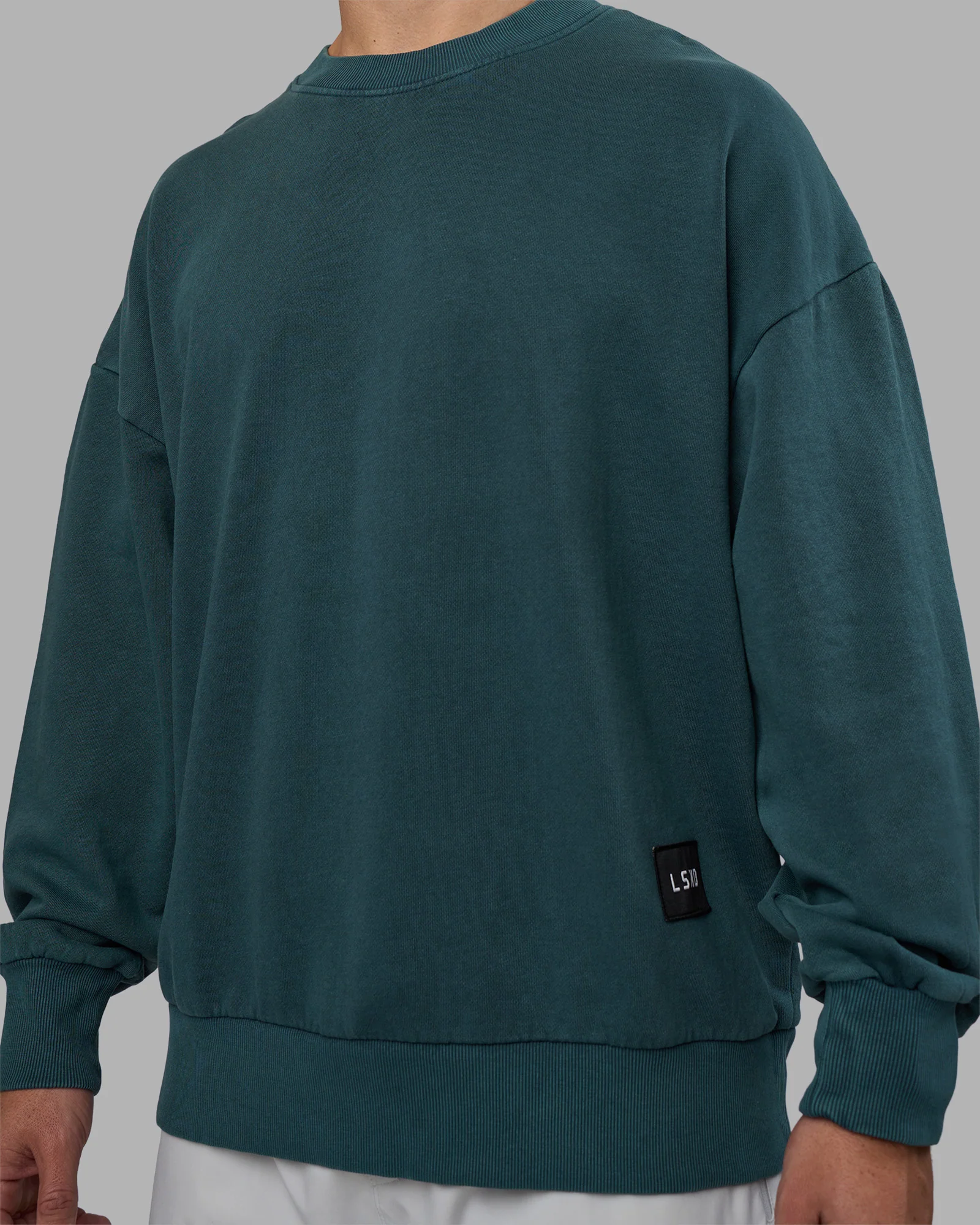 Segmented Oversized Sweater - Abyssal