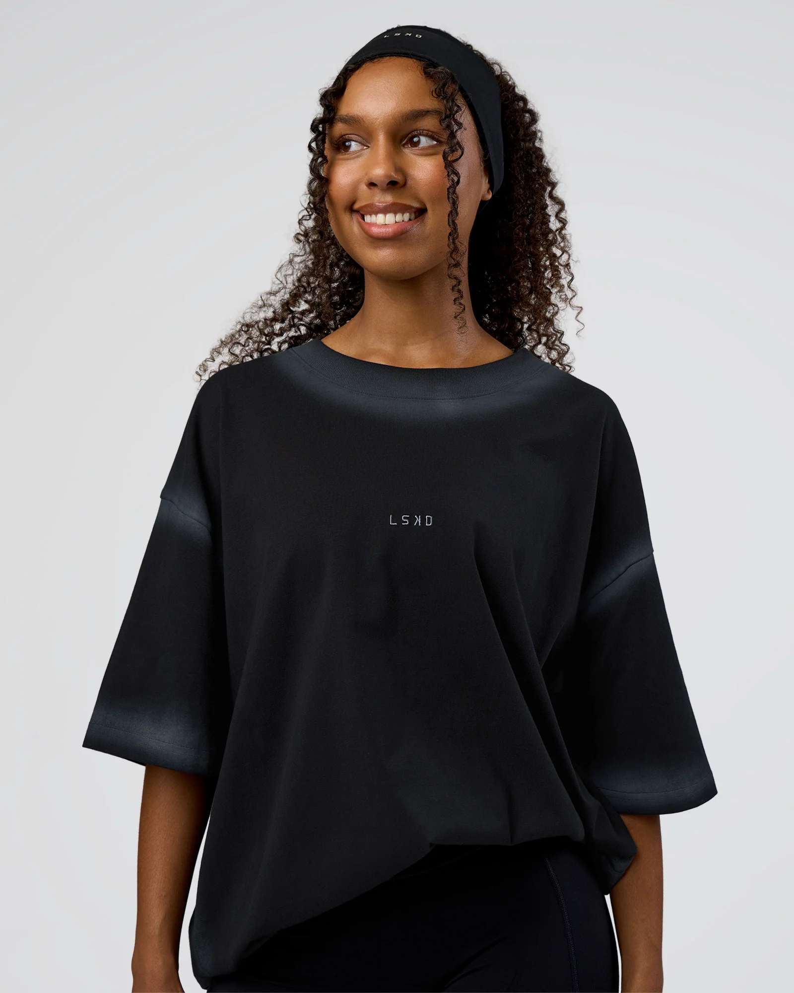 Urban Blur Heavyweight Unisex Oversized Tee - Black-Dark Storm 3 Urban Blur Heavyweight Unisex Oversized Tee - Black-Dark Storm