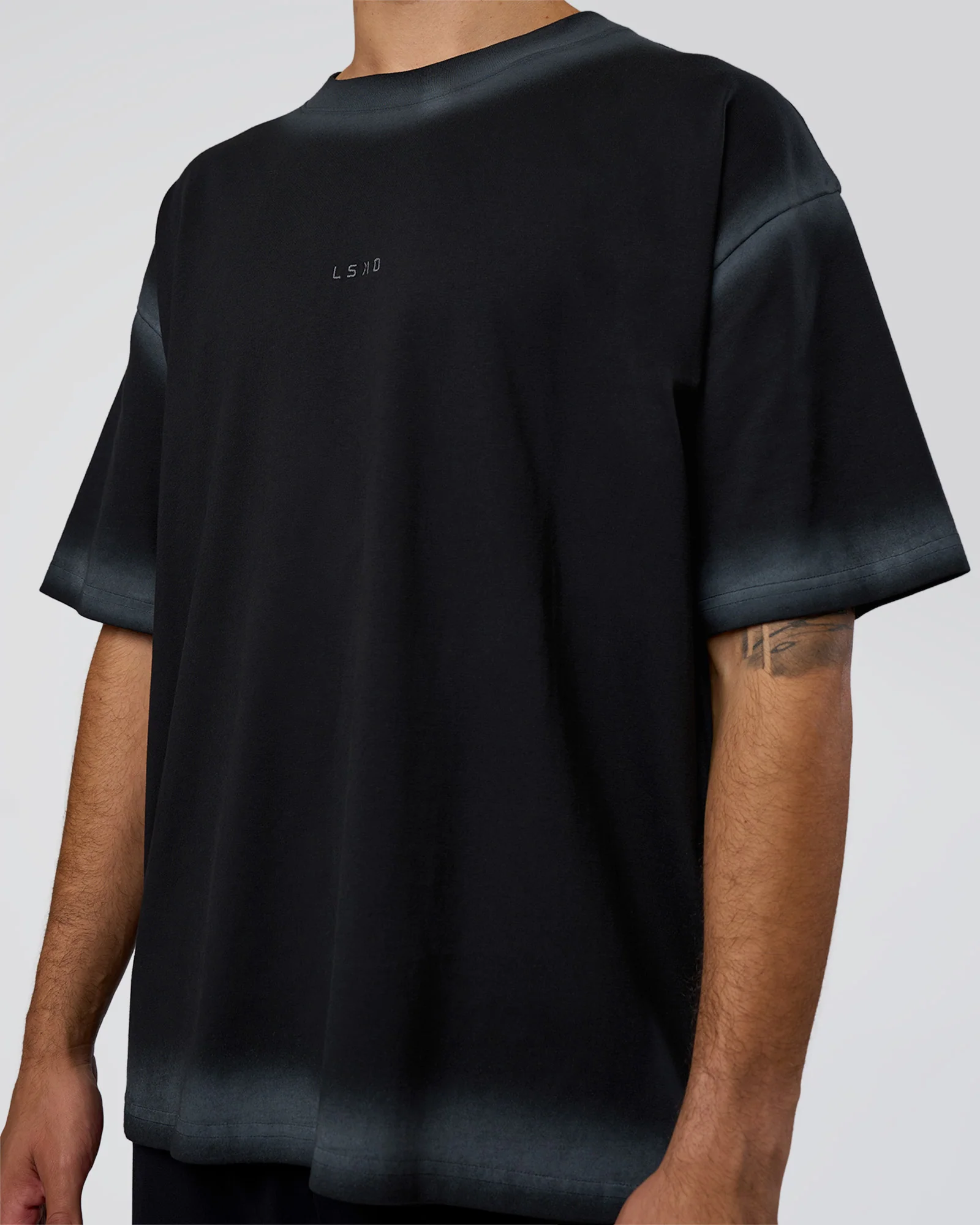 Urban Blur Heavyweight Unisex Oversized Tee - Black-Dark Storm 9 Urban Blur Heavyweight Unisex Oversized Tee - Black-Dark Storm
