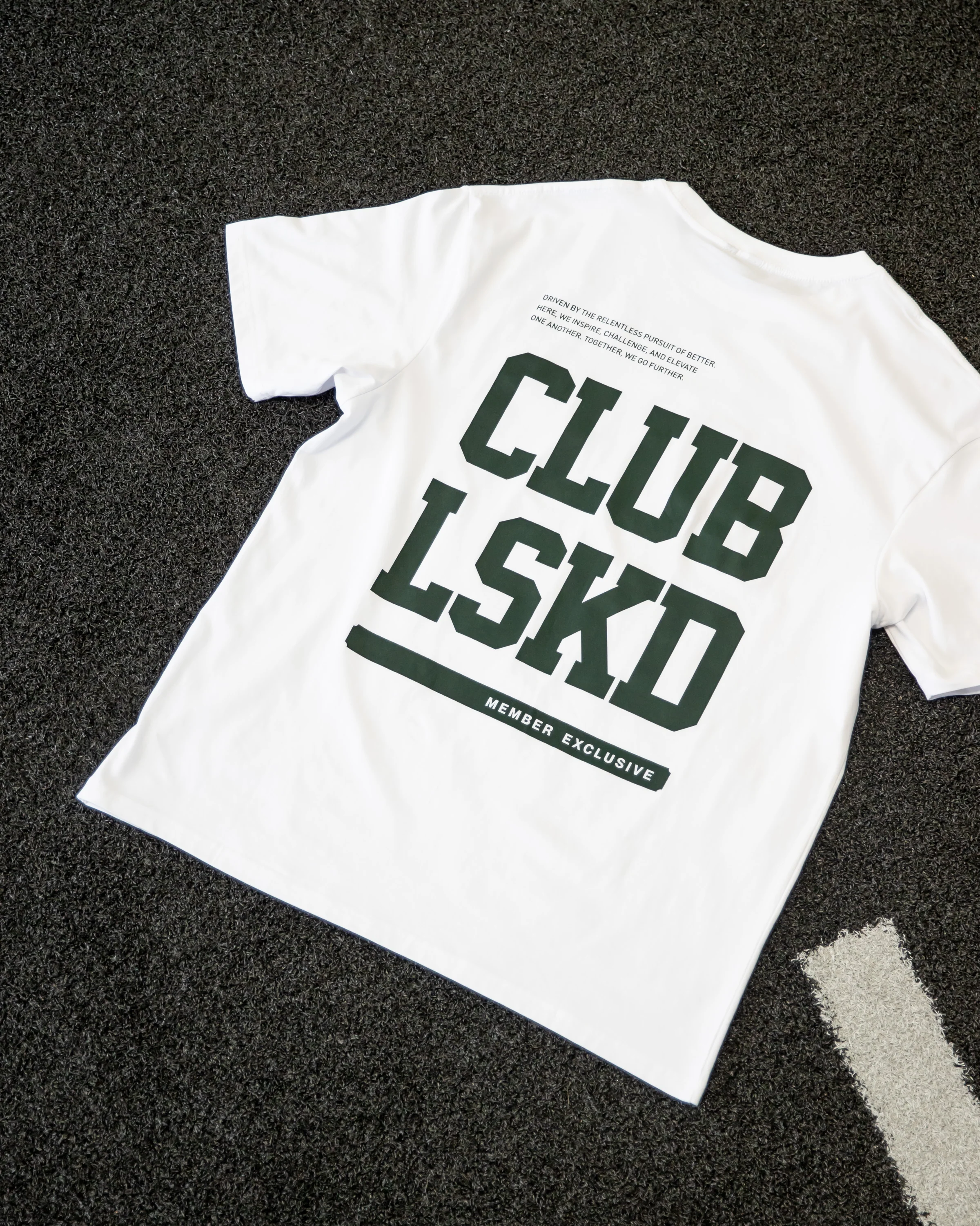Club LSKD Tee FLXCotton Oversize - White