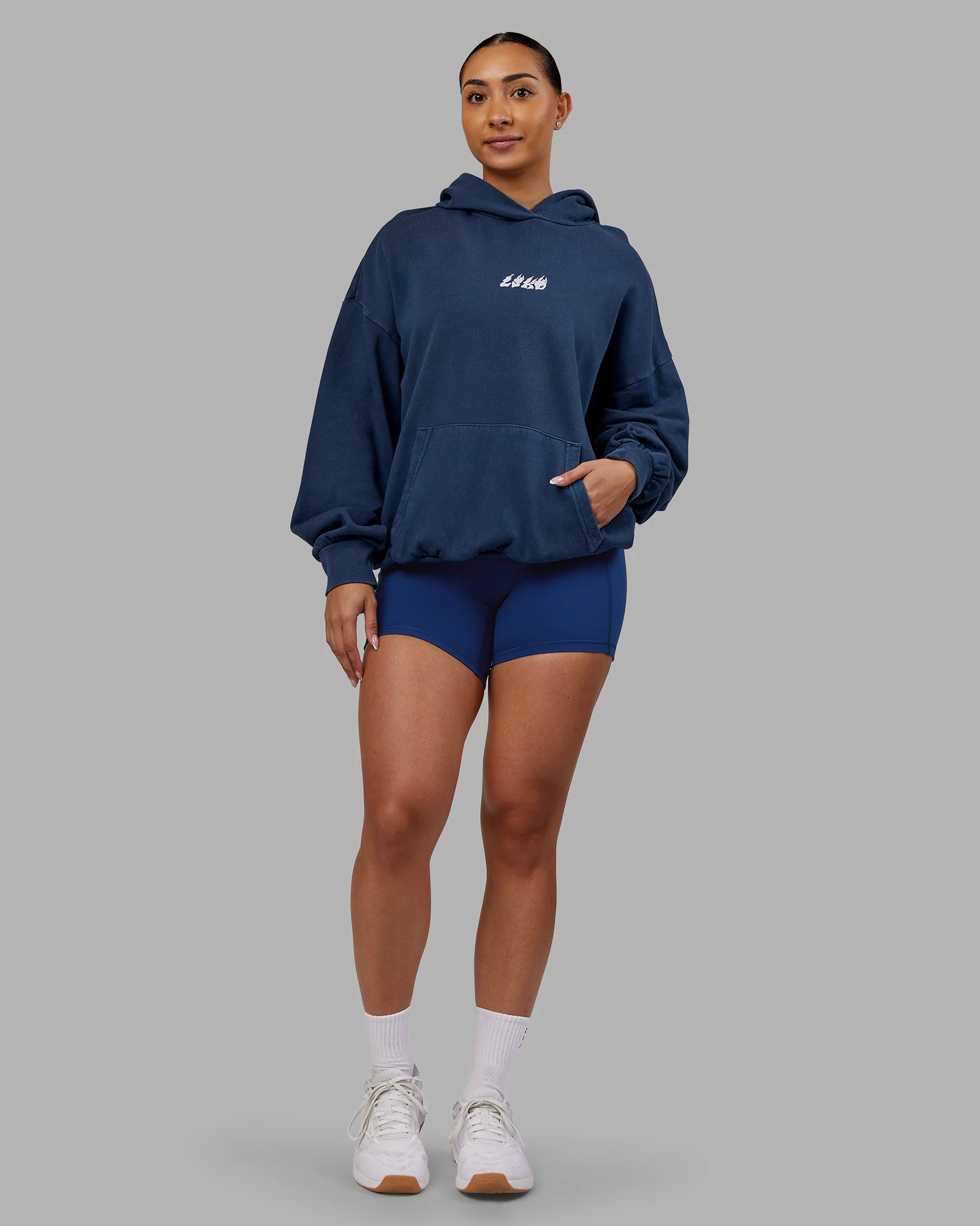 NY25 Washed Oversized Hoodie - Future Navy-Ultra Orange 8 NY25 Washed Oversized Hoodie - Future Navy-Ultra Orange