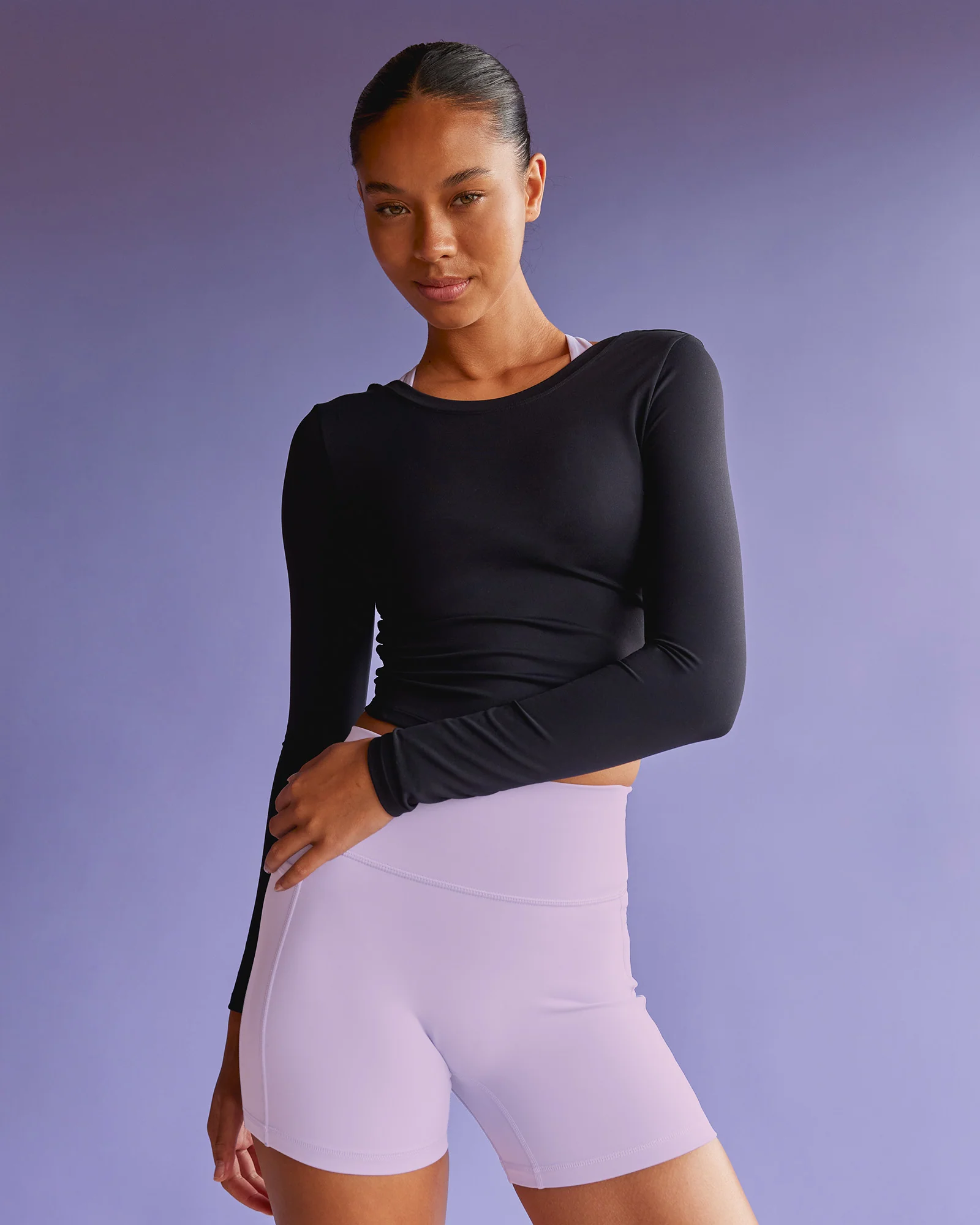 Effortless Long Sleeve Top - Black