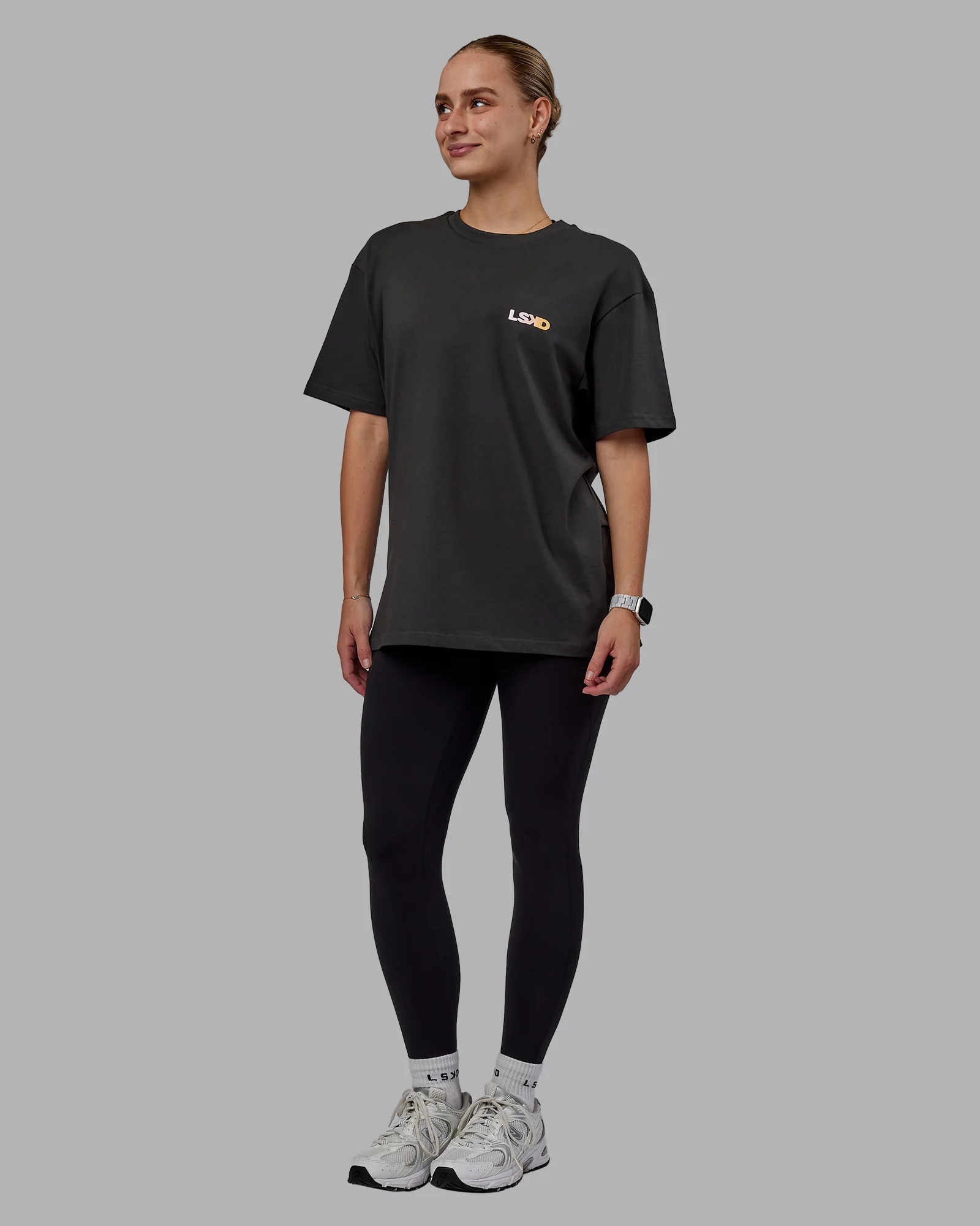 E.T.J FLXCotton Tee Oversize - Pirate Black-Pop Pink 6 E.T.J FLXCotton Tee Oversize - Pirate Black-Pop Pink